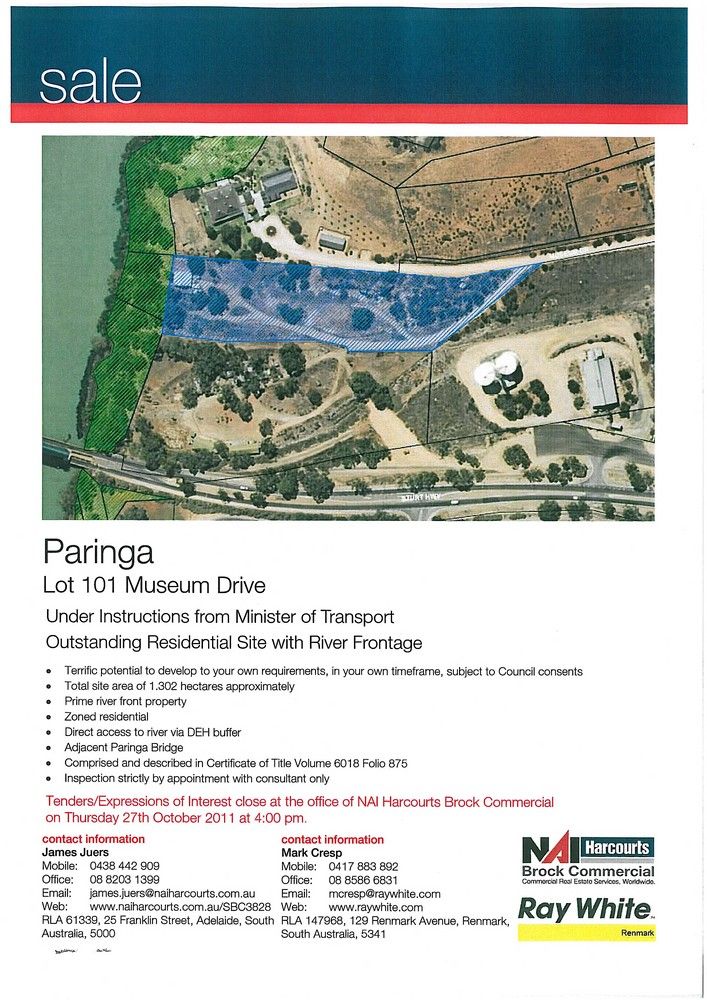 Lot/101 Museum Drive, PARINGA, SA 5340