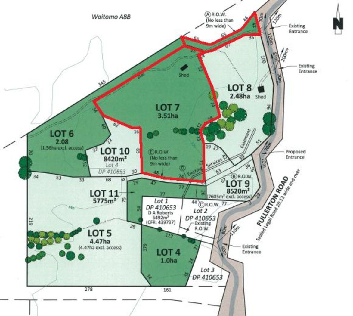 635 Lot 7 Fullerton Road, OTOROHANGA, Otorohanga District