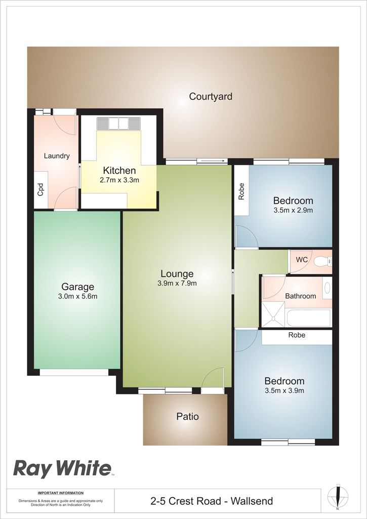 2/5 Crest Road, WALLSEND, NSW 2287