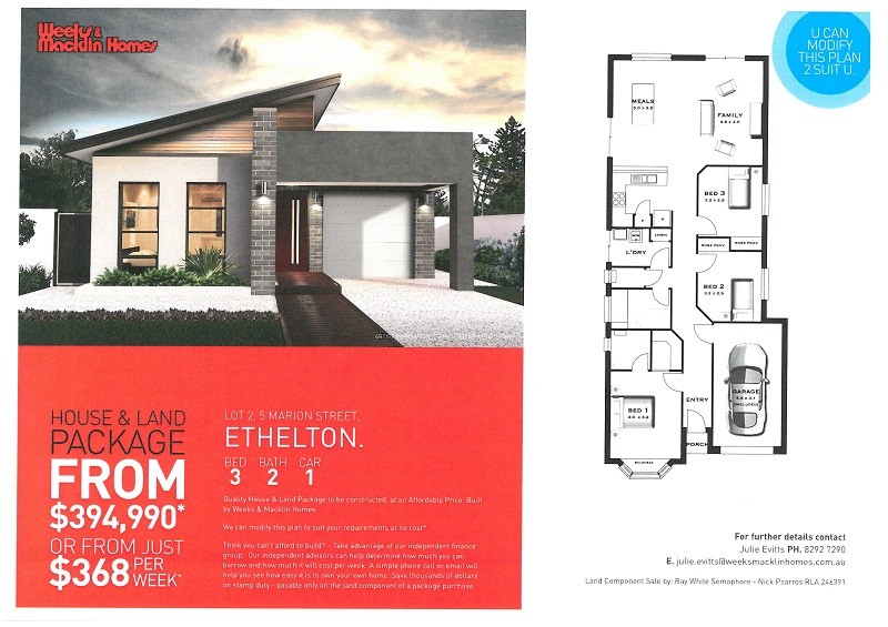 Allot 2 / 5 Marion Street, ETHELTON, SA 5015