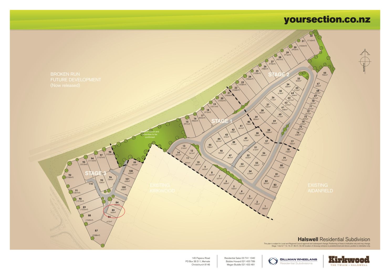Lot 85 Kirkwood Subdivision, HALSWELL, Christchurch City