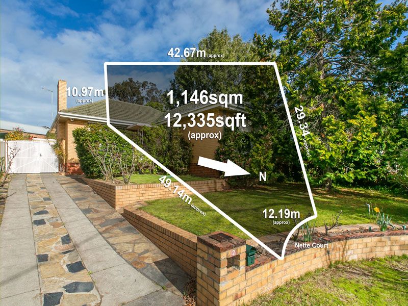 2 Nette Court, MOORABBIN VIC 3189