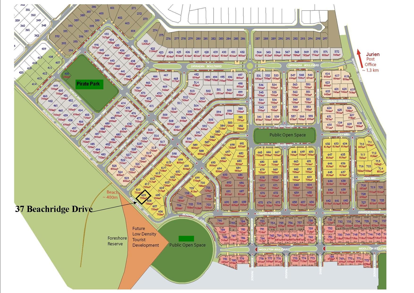 Lot 609, 37 Beachridge Drive, JURIEN BAY, WA 6516