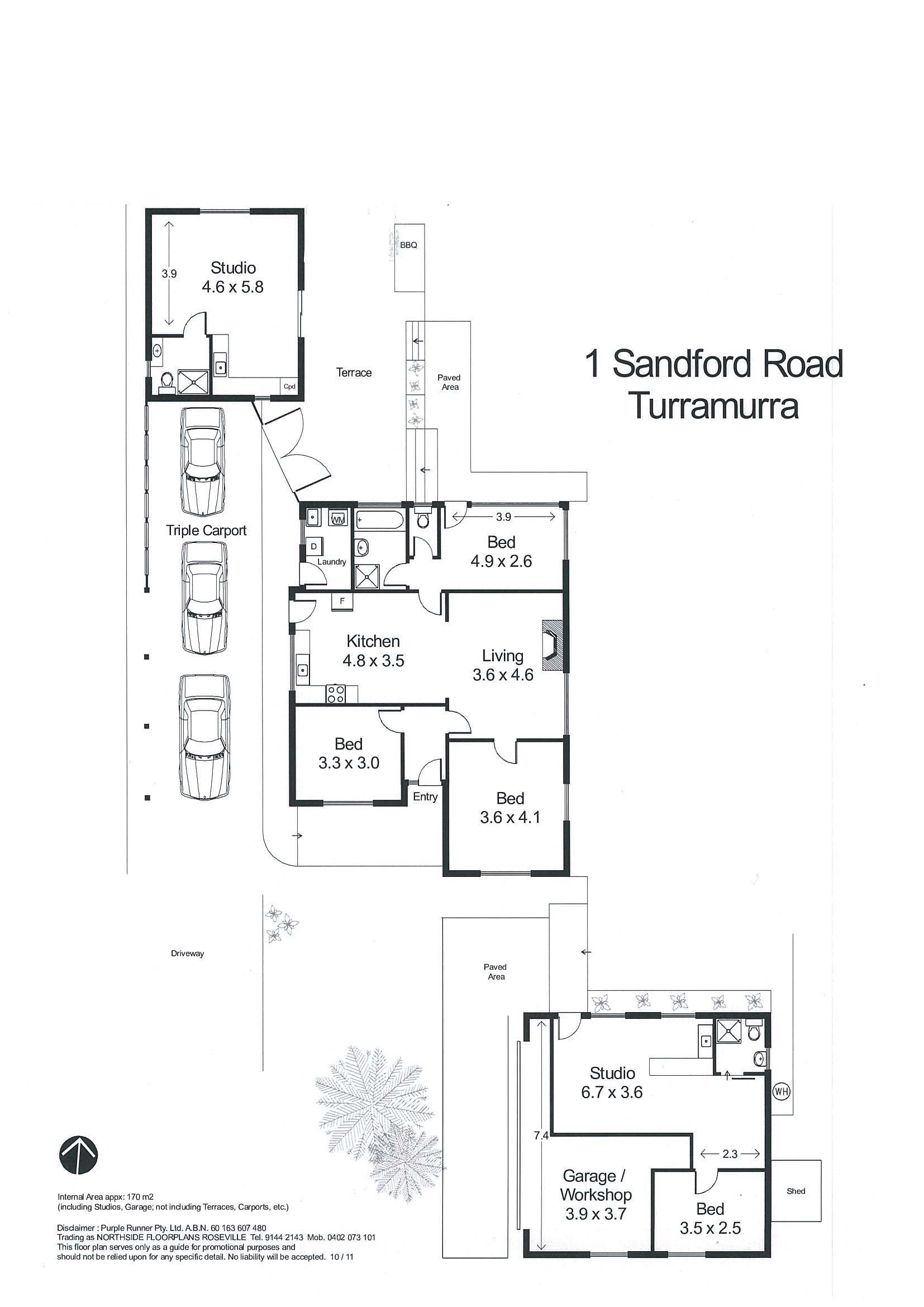 1 Sandford Road, TURRAMURRA, NSW 2074