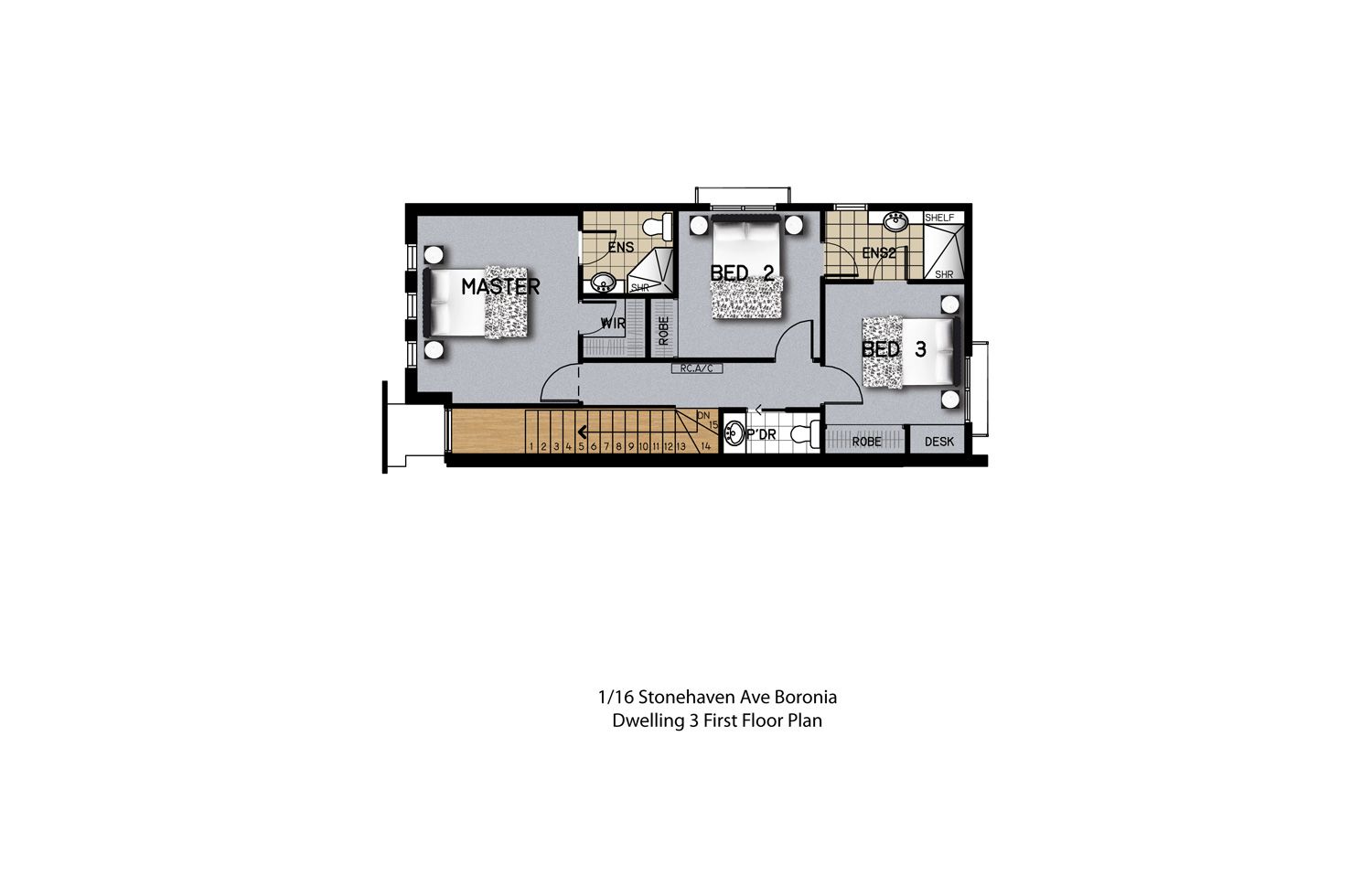 3 at 1/16 Stonehaven Avenue, Boronia, VIC 3155