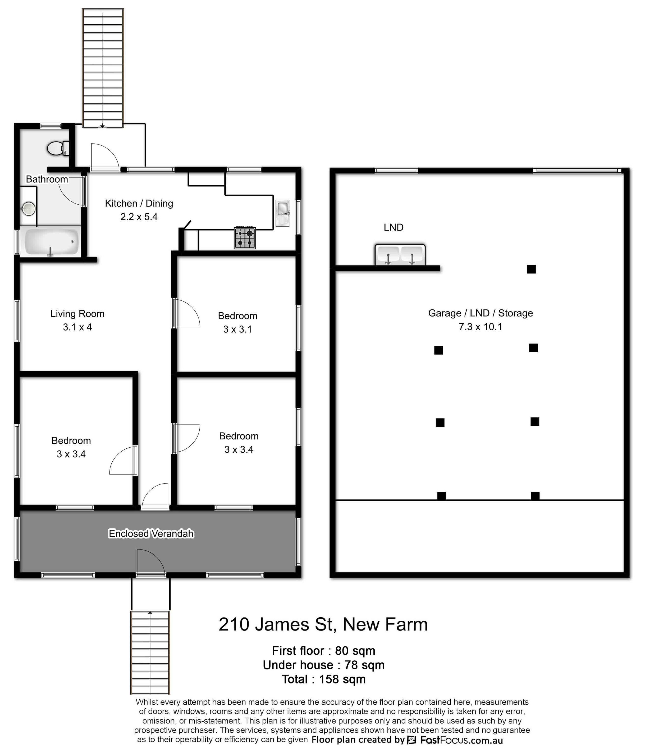 208 and 210 James Street, New Farm, QLD 4005