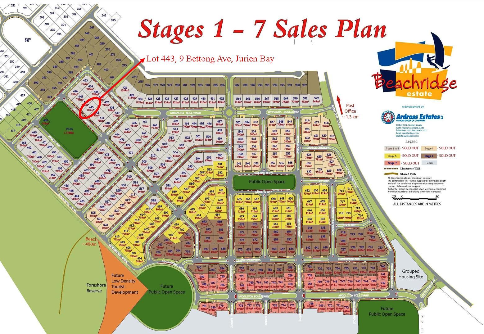 Lot 443,9 Bettong Avenue, Jurien Bay, WA 6516