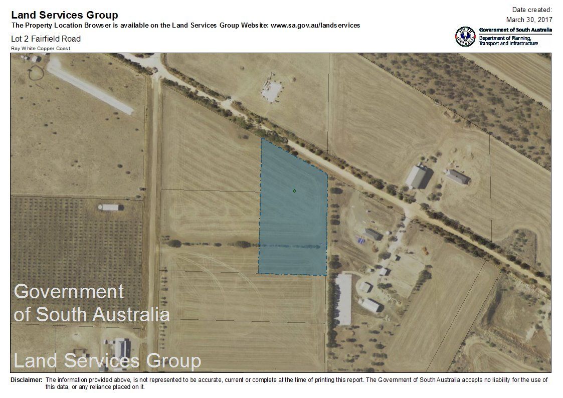 Lot 2 Fairfield Road, Kadina, SA 5554