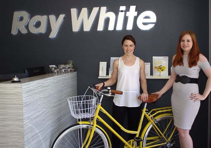 ray white yellow bike