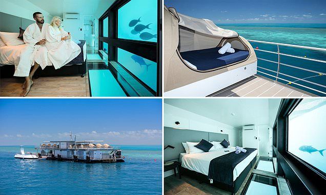 Sleeping with the fishes Australia opens its first underwater hotel at