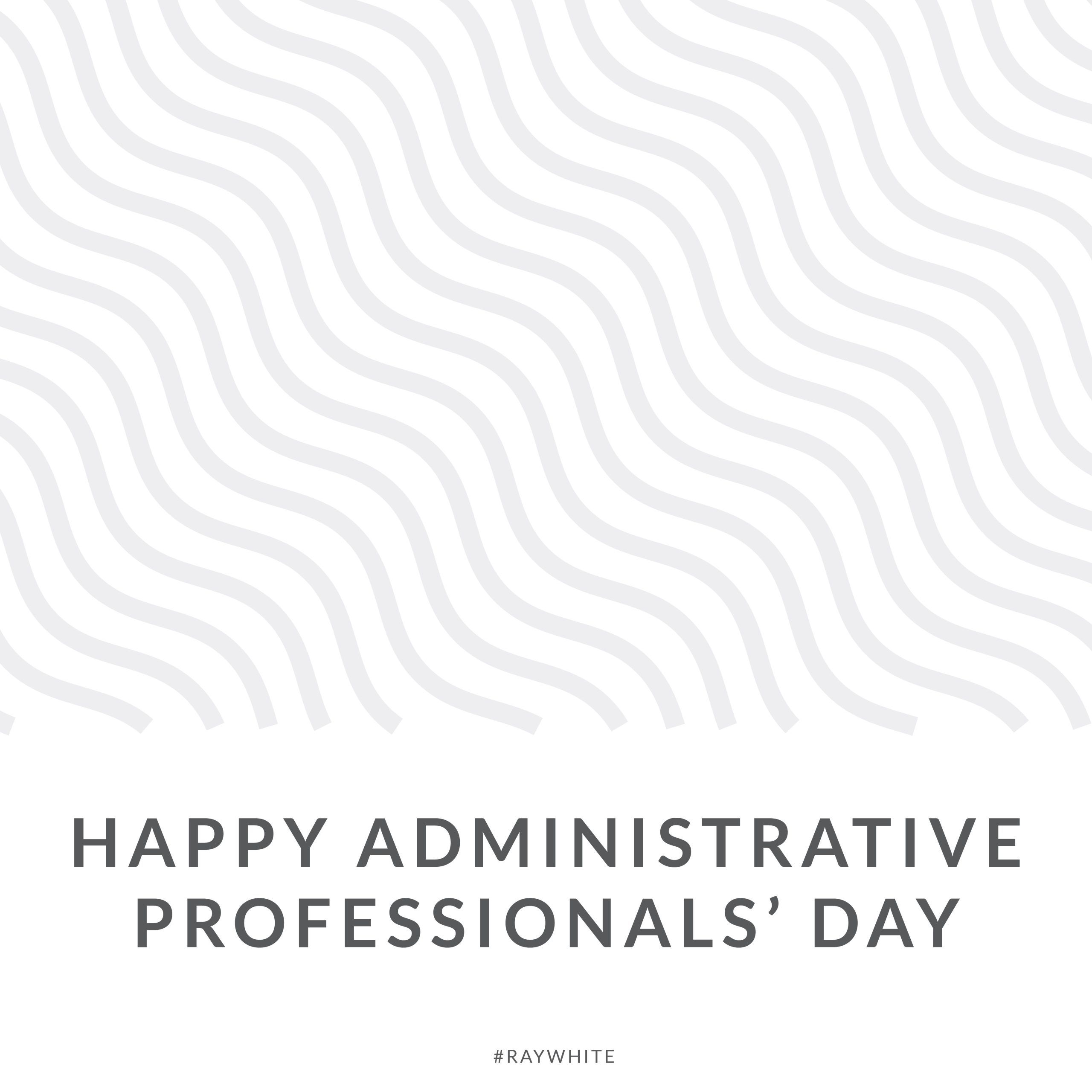 Happy Administration Day! News Ray White Cheltenham