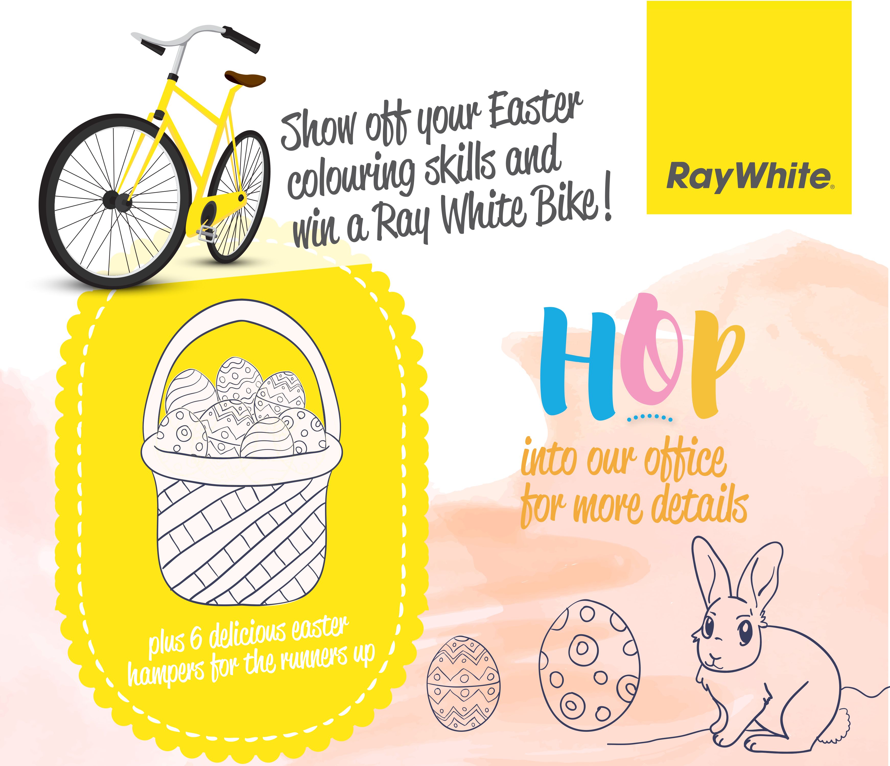 ray white yellow bike