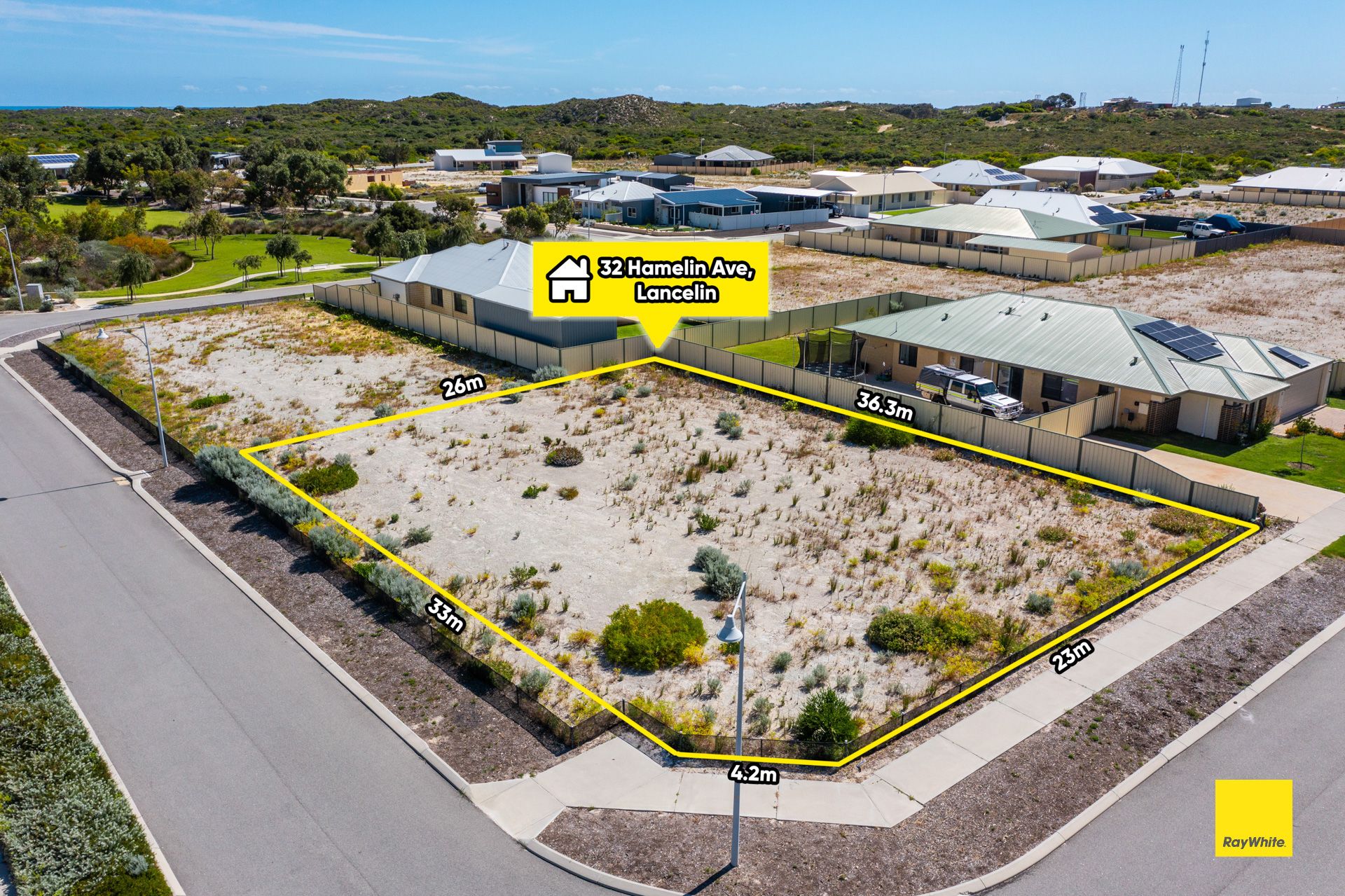 32 Hamelin Avenue, Lancelin, WA 6044 Sold Land Ray White Lancelin