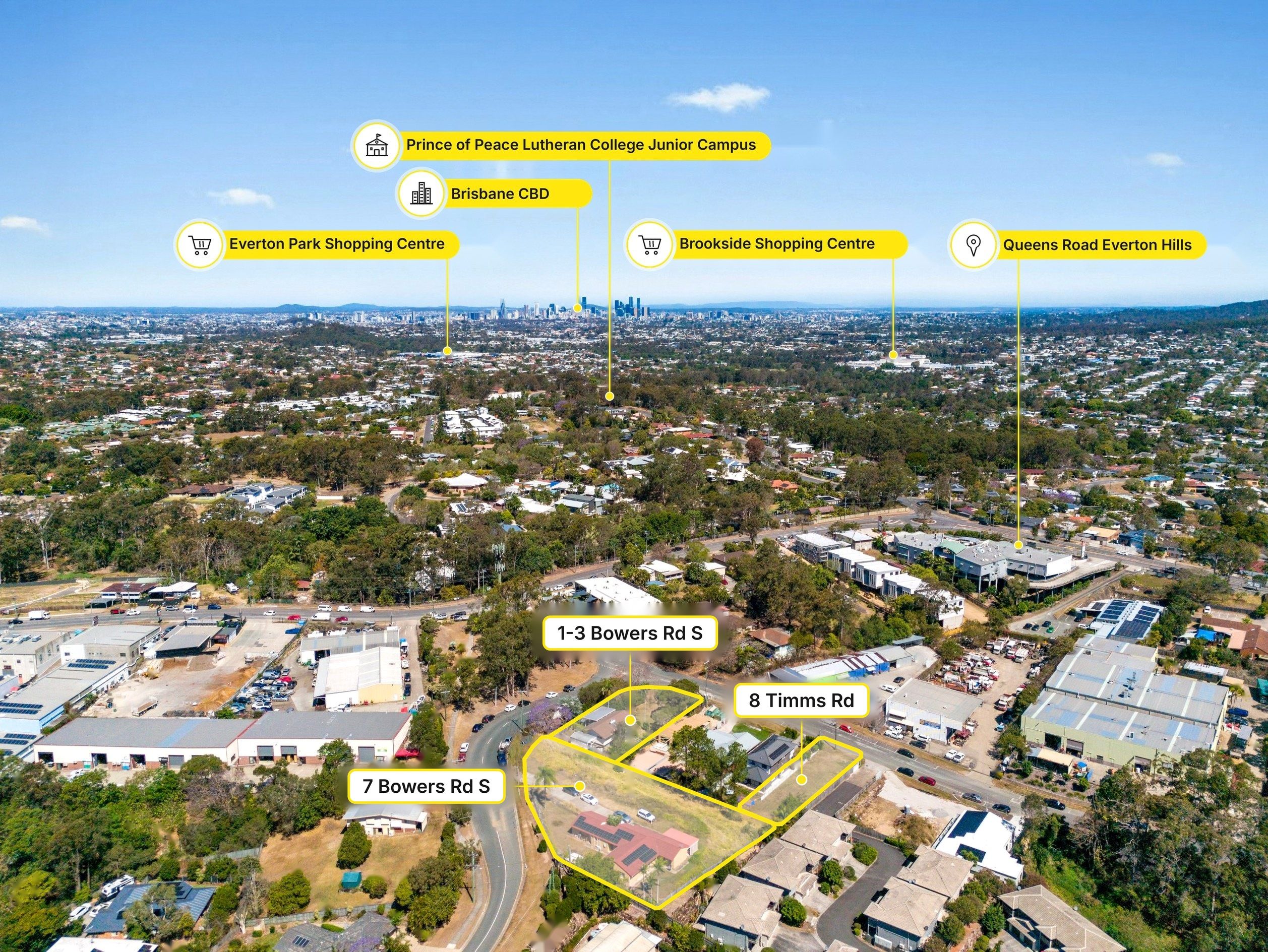 7 Bowers Road & 8 Timms Road, EVERTON HILLS, QLD 4053 - Land ...