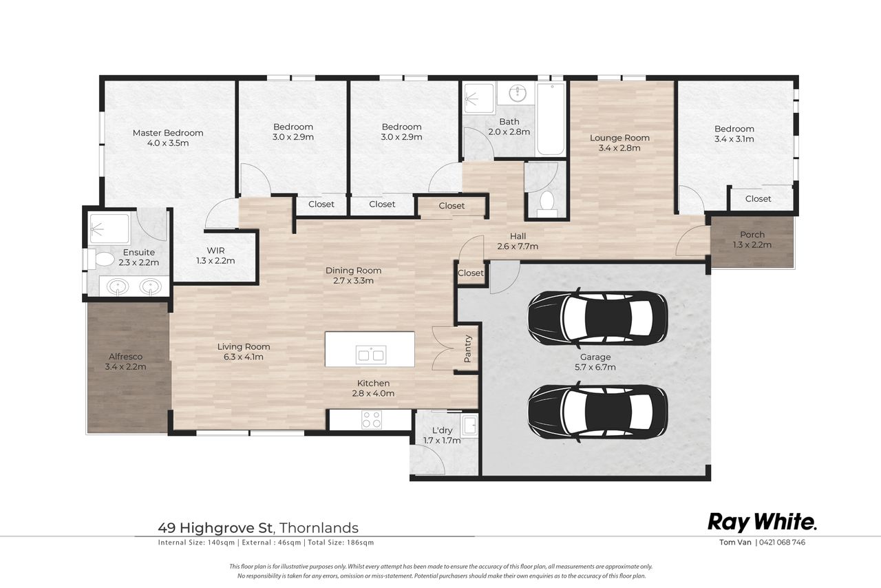 Floor plan 1 for 49 Highgrove Street, Thornlands