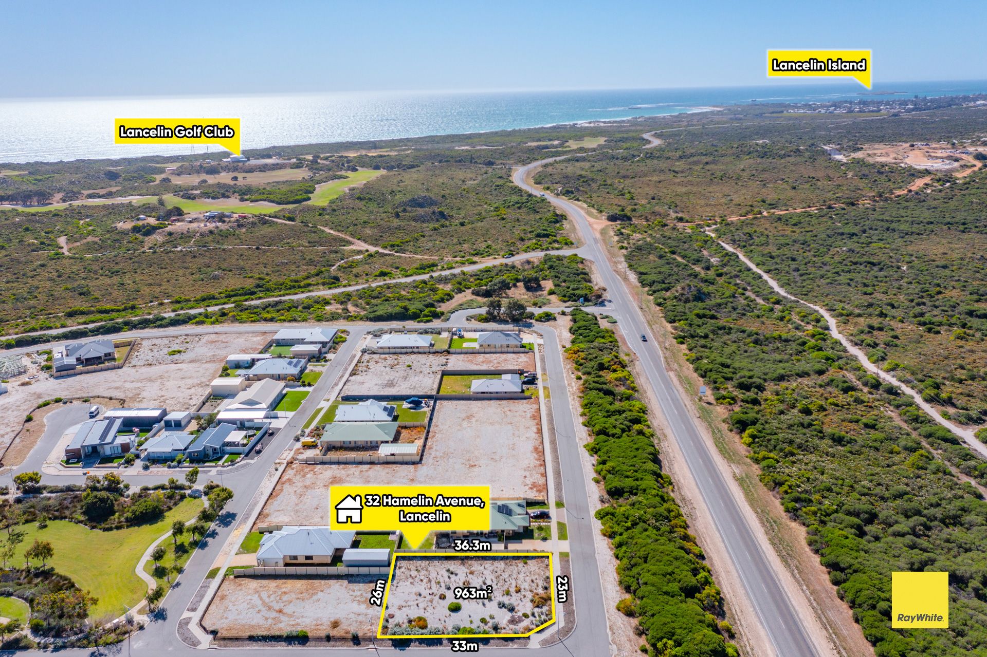 32 Hamelin Avenue, Lancelin, WA 6044 Sold Land Ray White Lancelin