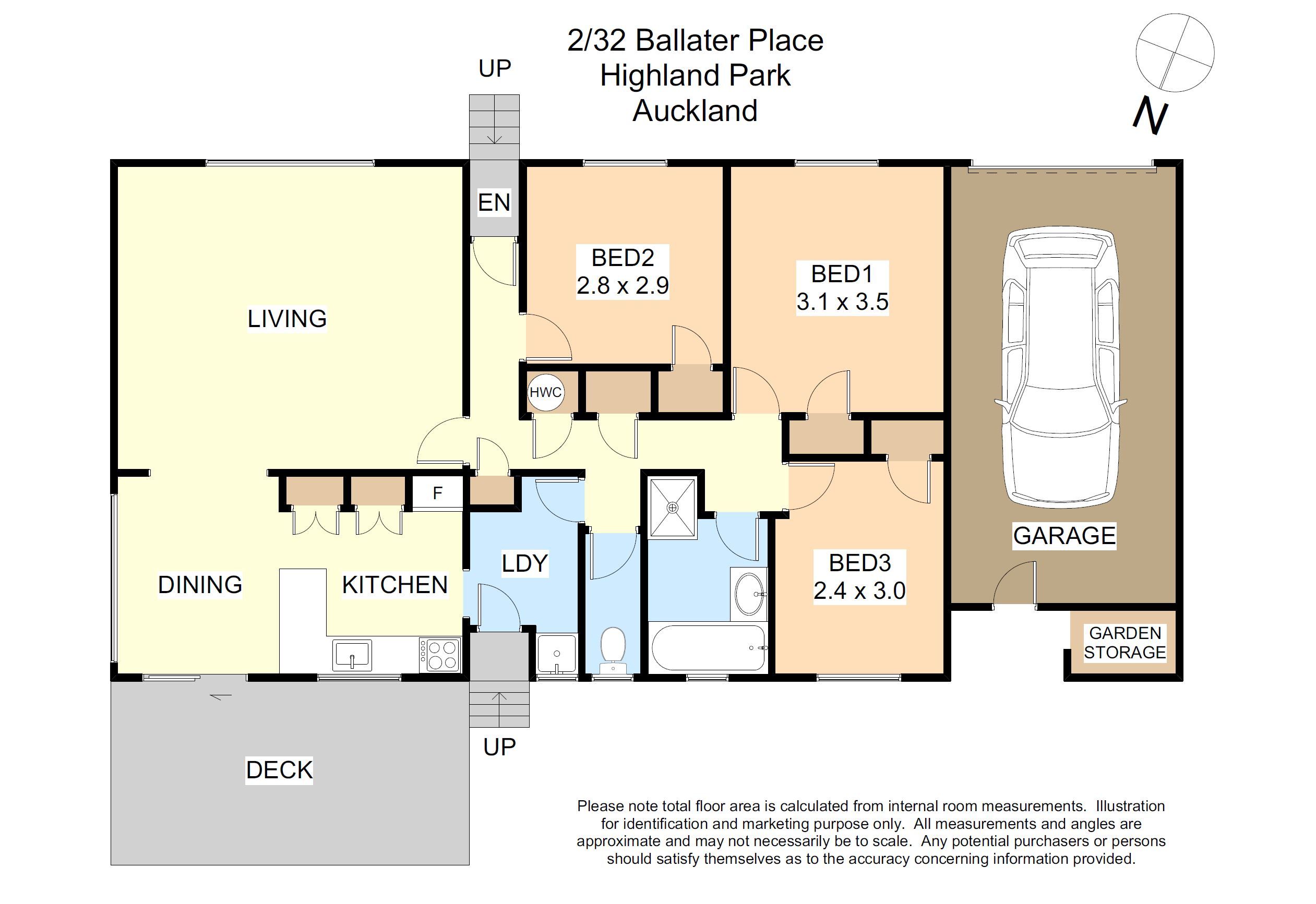 2/32 Ballater Place, Highland Park, Manukau City