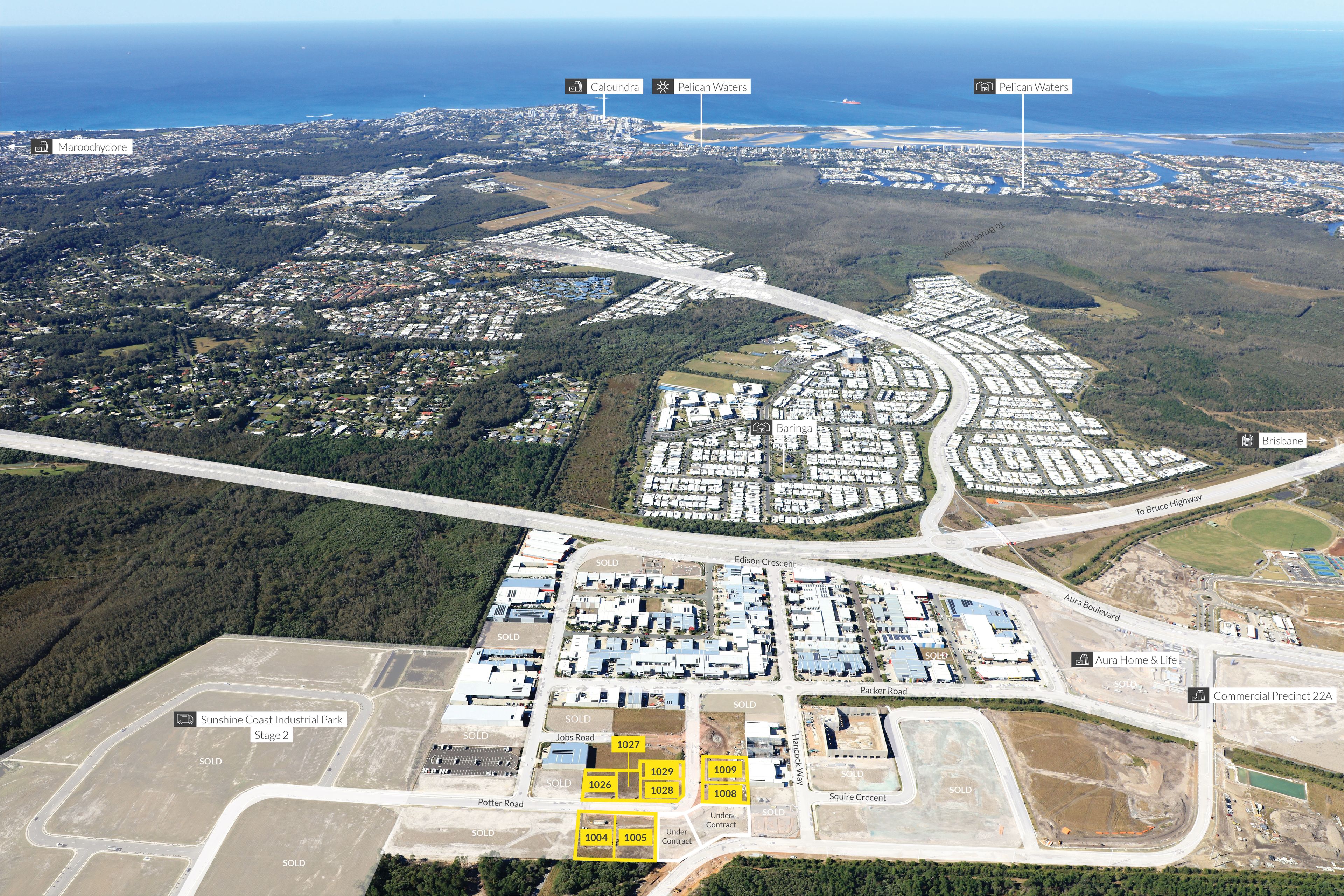 Aura Business Park, Potter Road, Baringa, QLD 4551