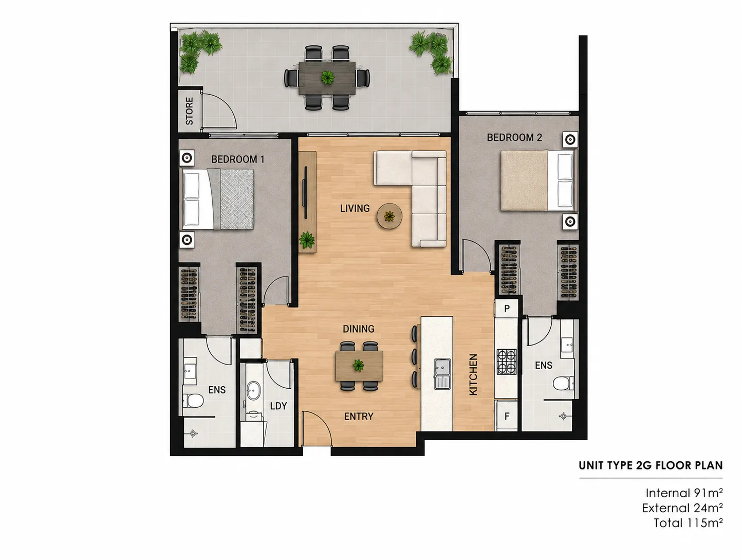 209/37 Archer Street, Toowong floorplan