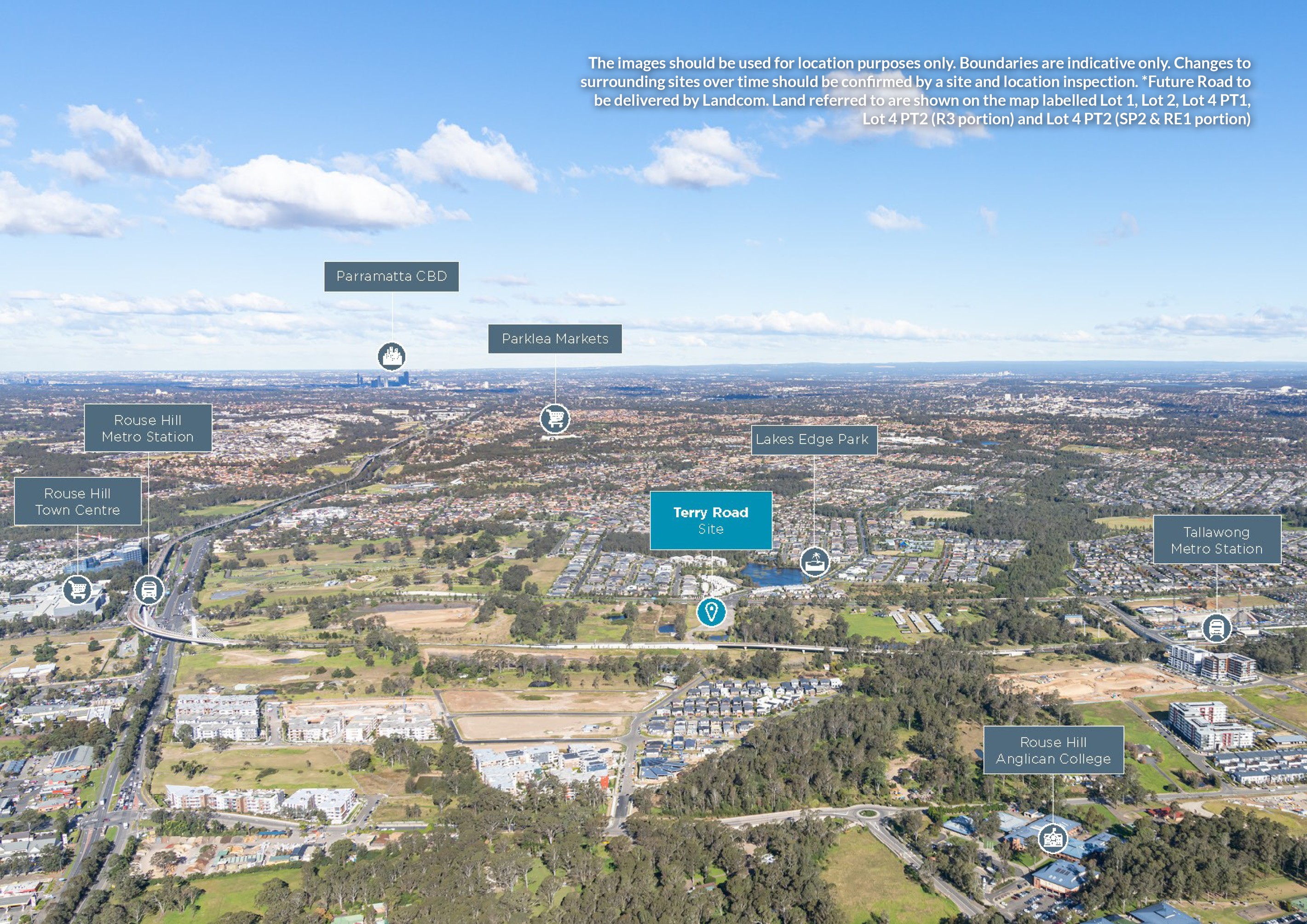 Land on 93 Schofields Road, Rouse Hill and land on Cudgegong and Terry Road, Rouse Hill, NSW 2155