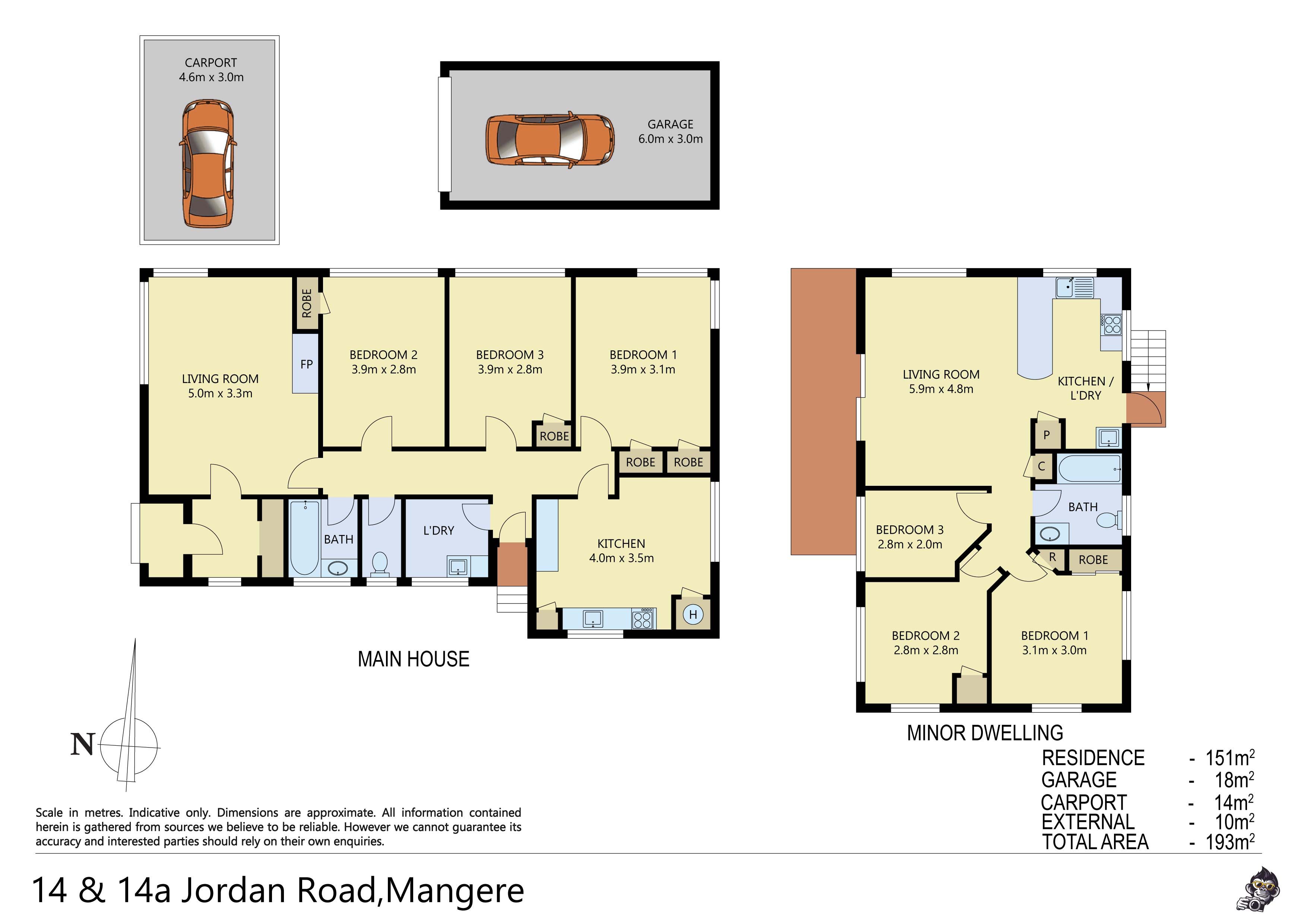 14 & 14a Jordan Road, Mangere, Manukau City