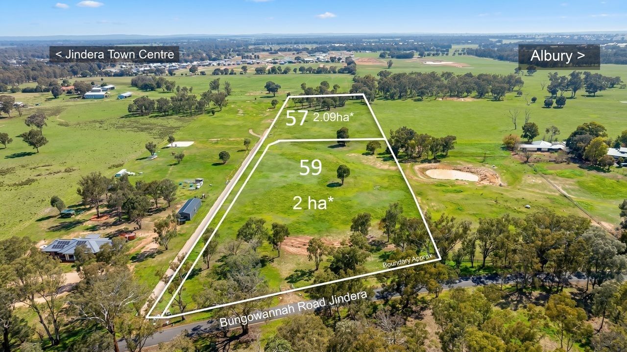 57 & 59 Bungowannah Road, Jindera, NSW 2642