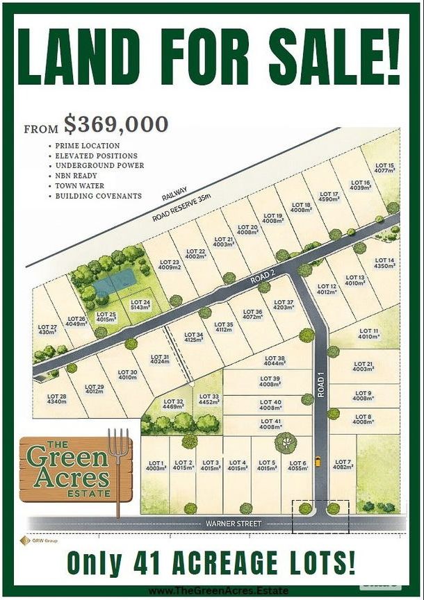 Proposed Lots 2-41 Warner Street, Rosenthal Heights, QLD 4370