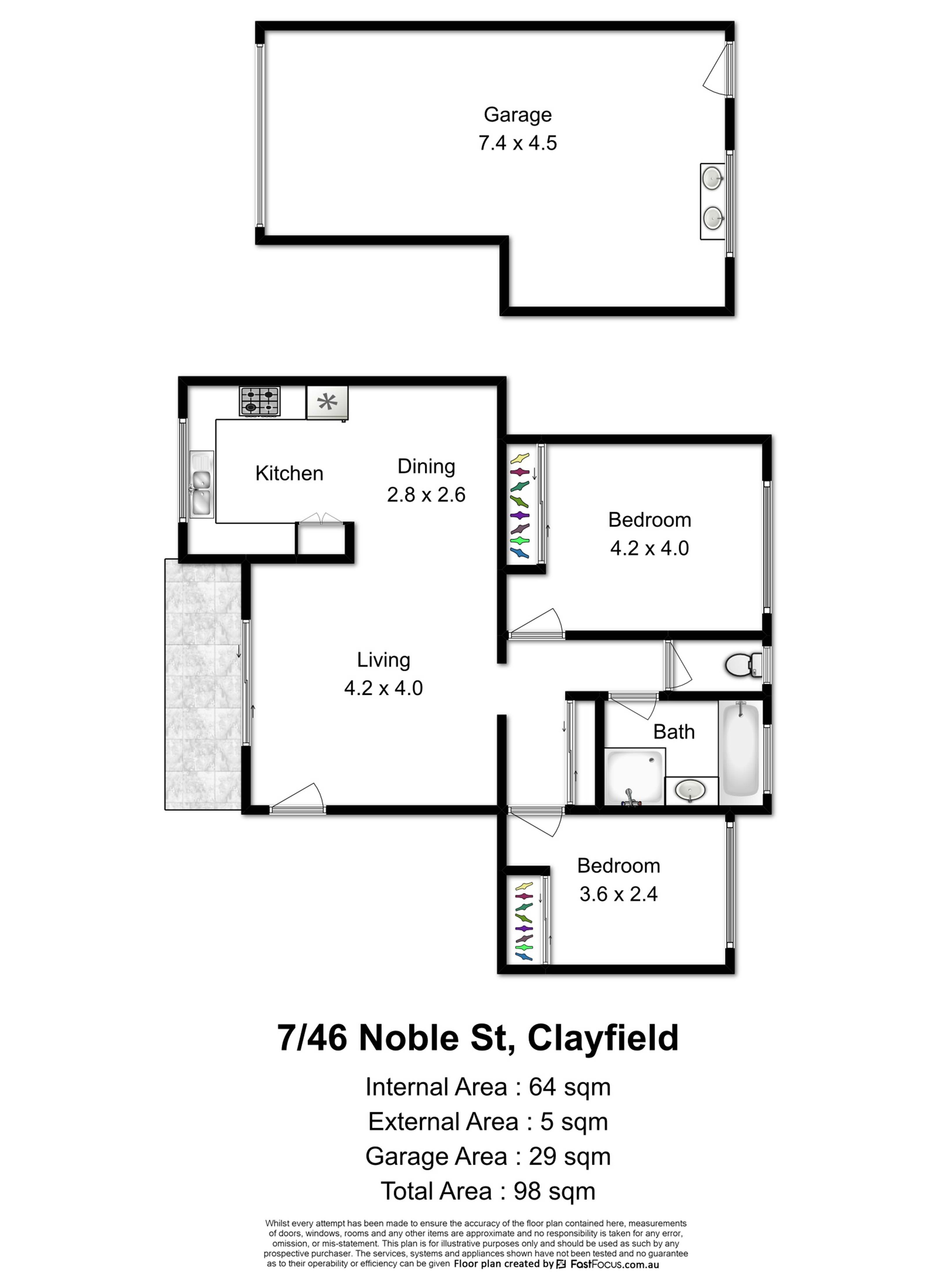 7/46 Noble Street, Clayfield, QLD 4011