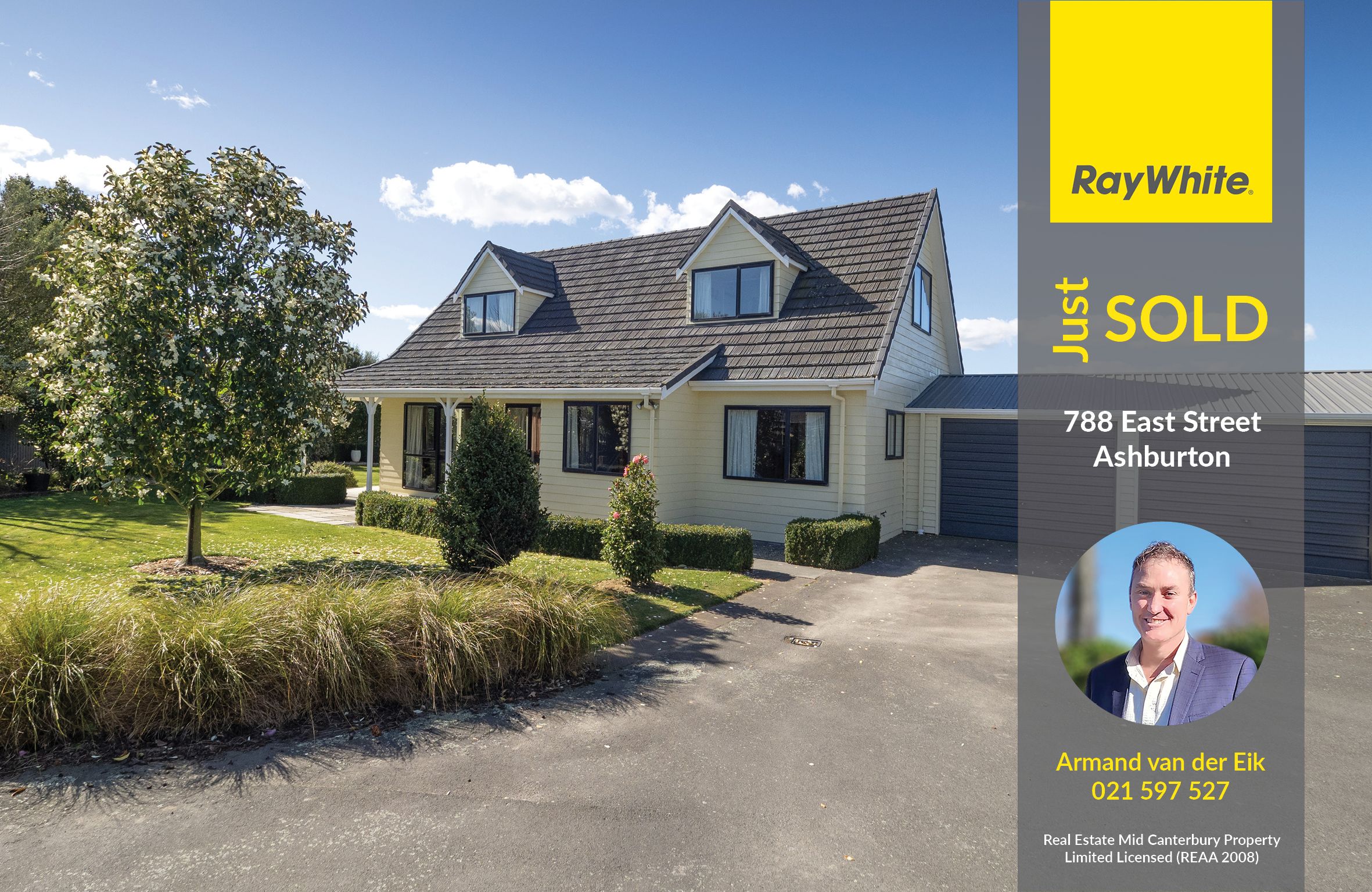 788 East Street, Ashburton, Ashburton District 7700 Sold House Ray