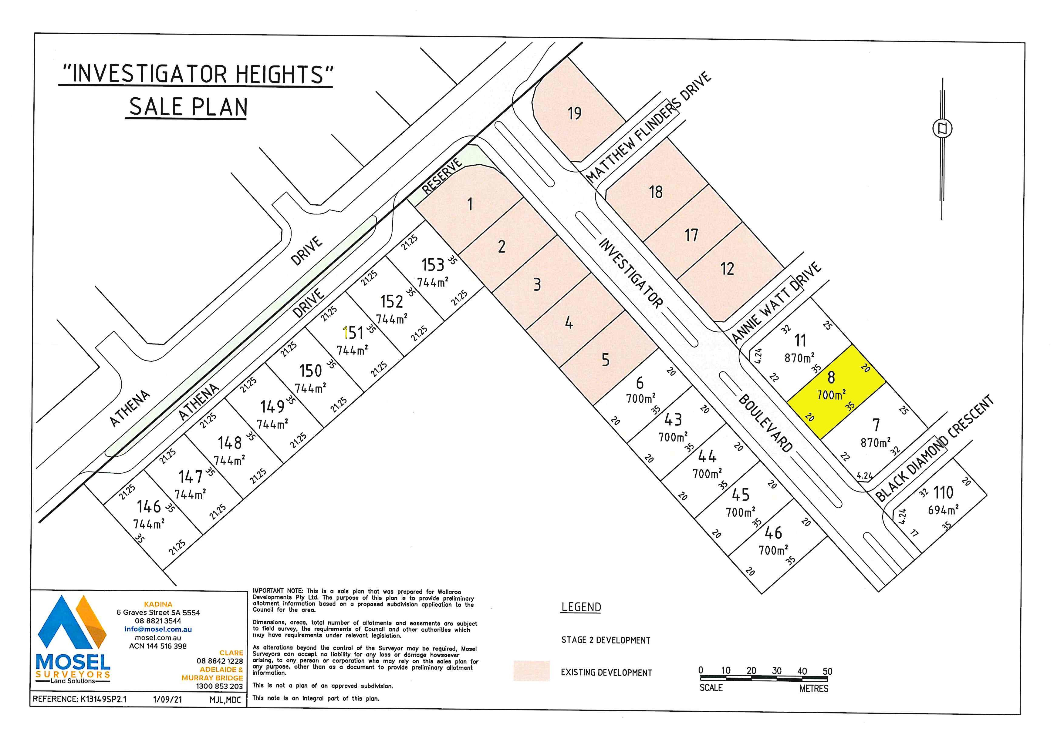11 ( Lot 8 ) Investigator Boulevard, Wallaroo, SA 5556