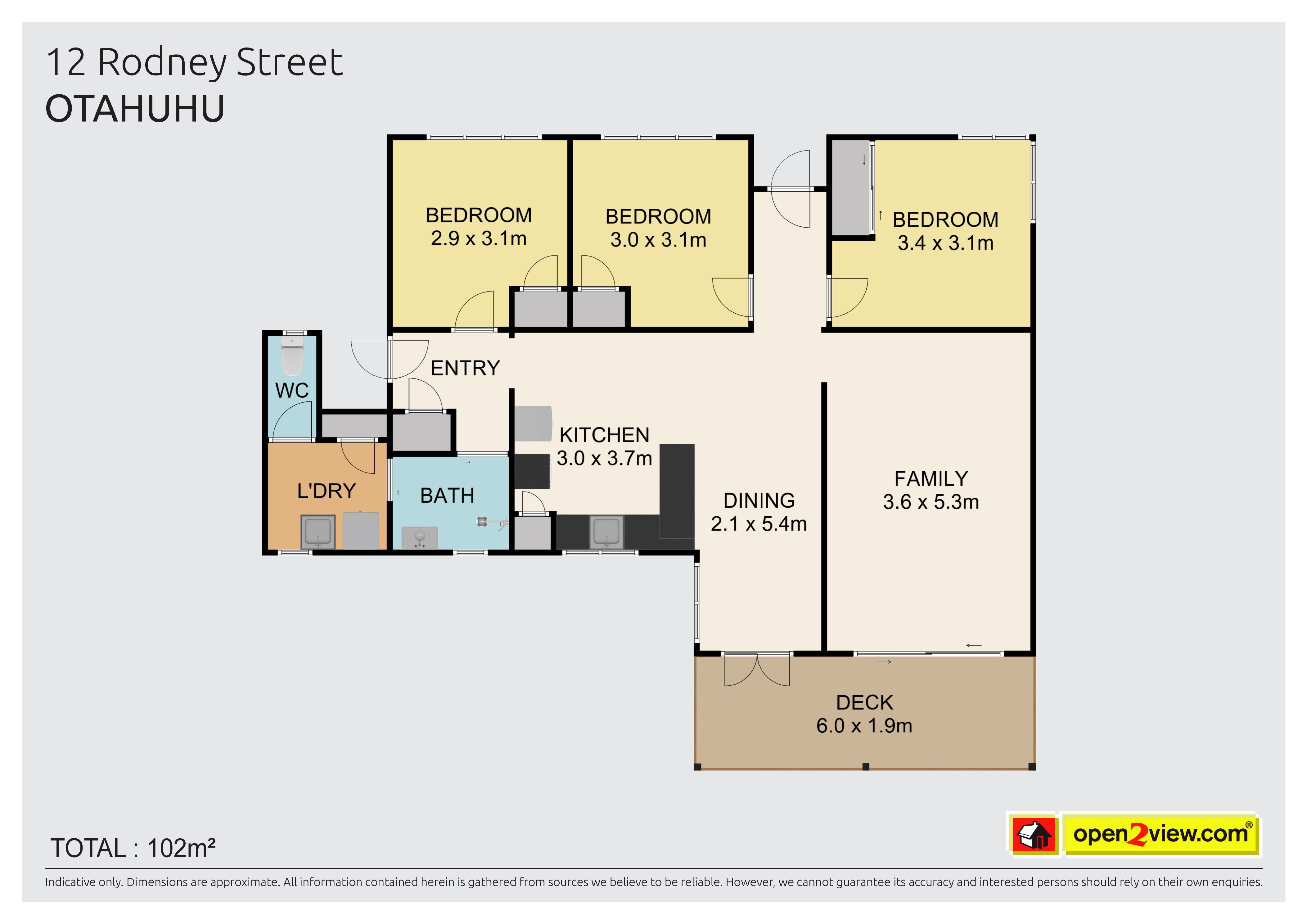 12 Rodney Street, Otahuhu, Auckland City