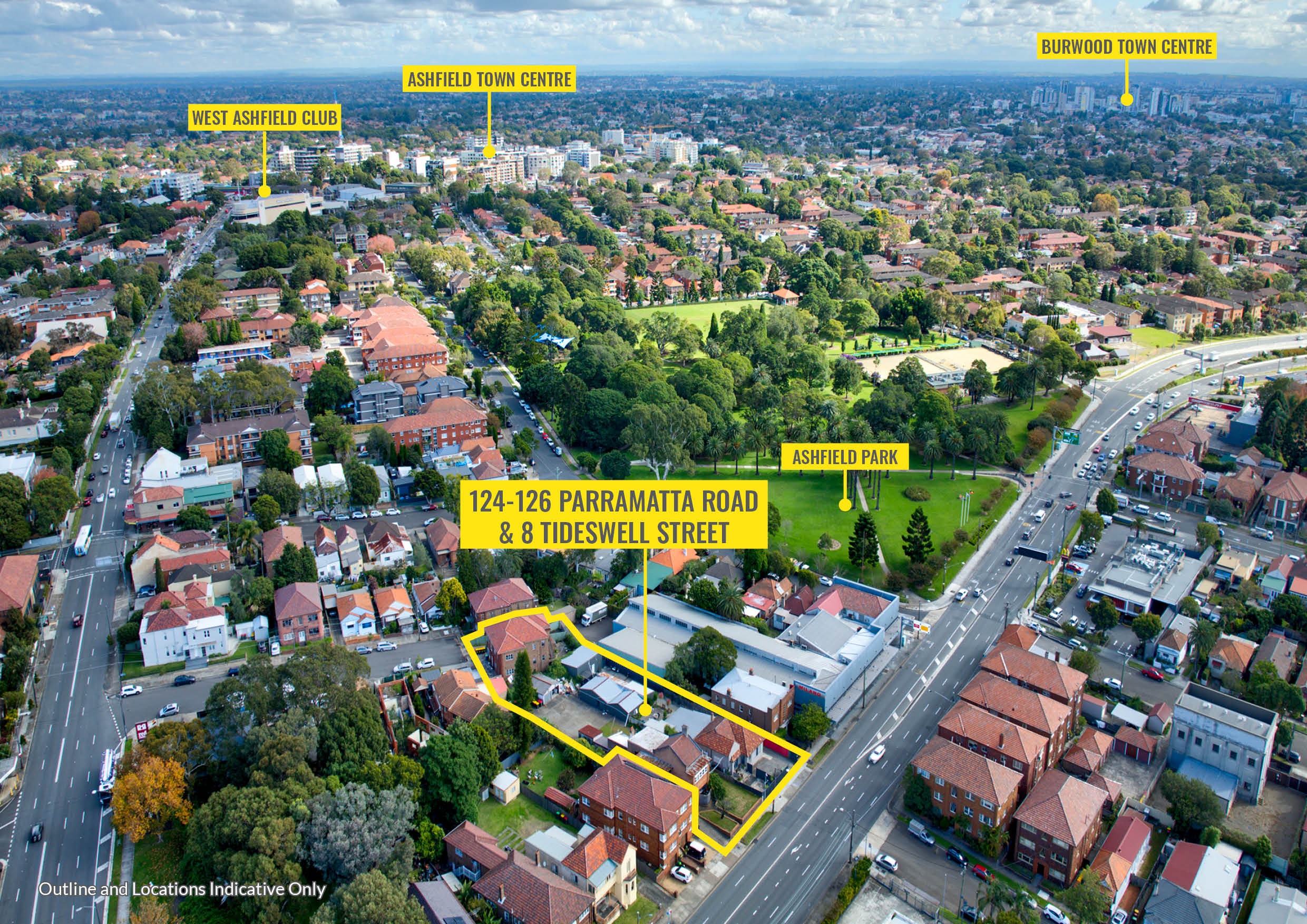 124-126 Parramatta Road & 8 Tideswell Street, ASHFIELD, NSW 2131