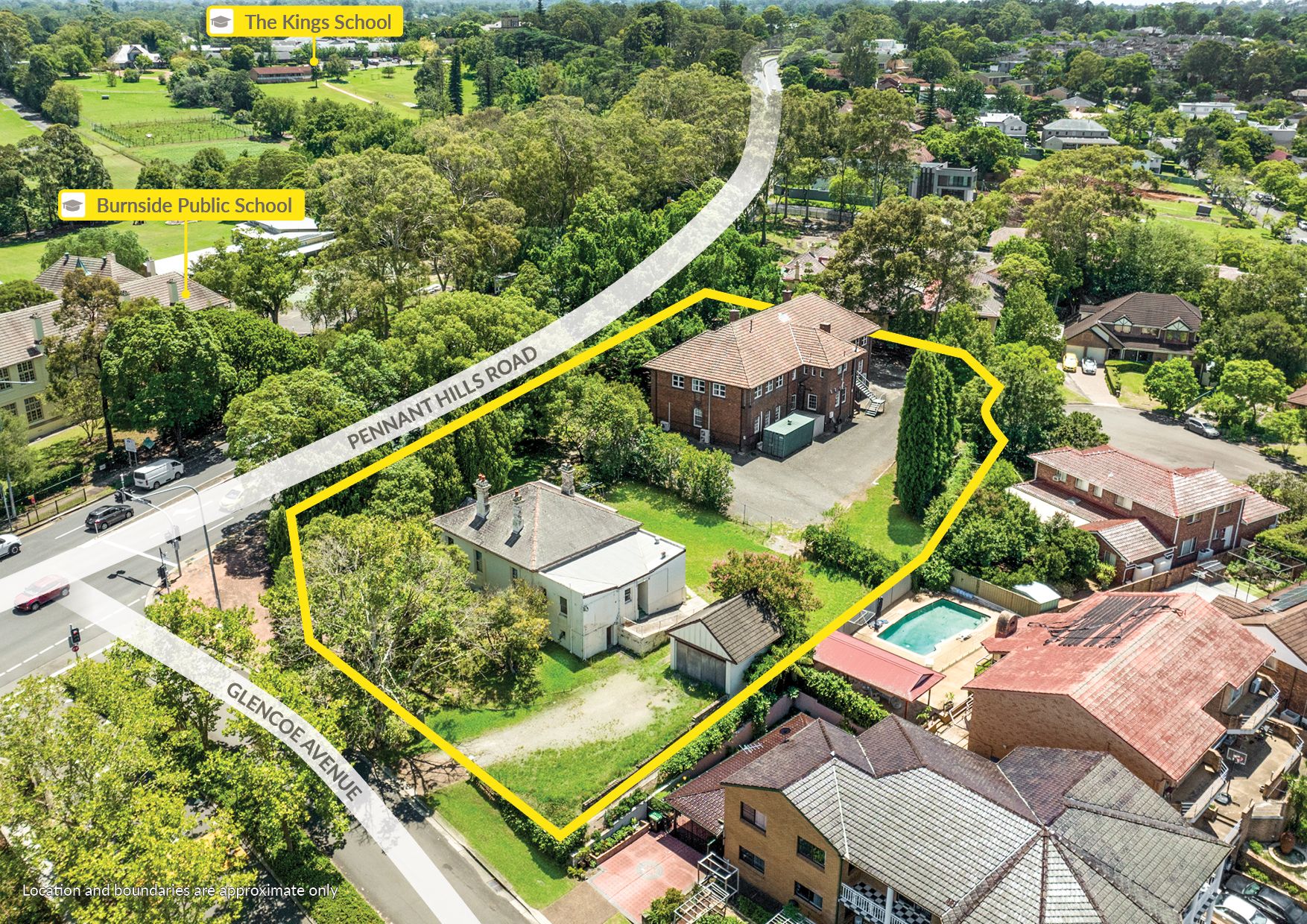 6 Lincluden Place & 104 Pennant Hills Road, Oatlands, NSW 2117
