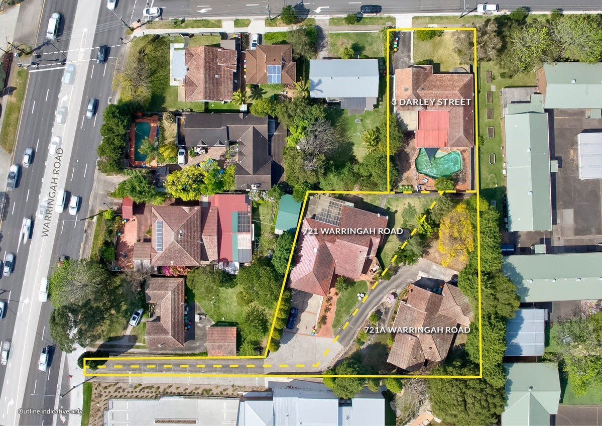 721 & 721A Warringah Road & 3 Darley Street, Forestville, NSW 2087
