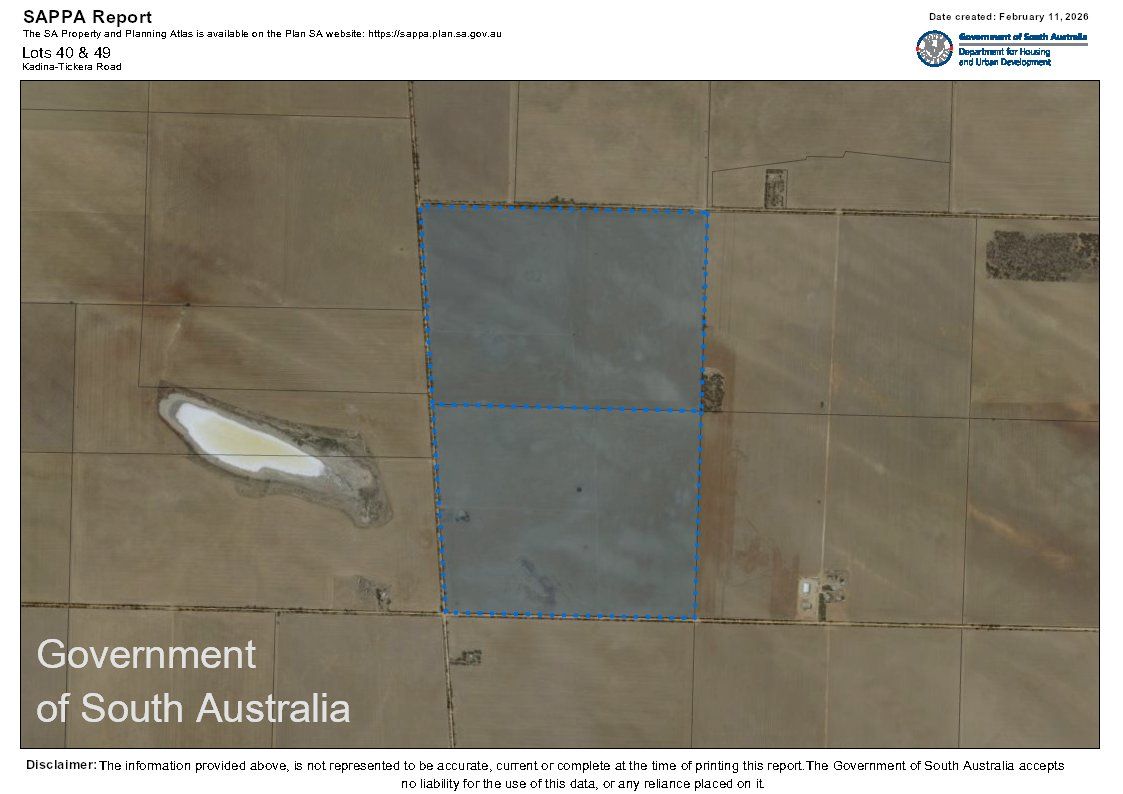 Sections 40 & 9 Kadina - Tickera Road, Kadina, SA 5554