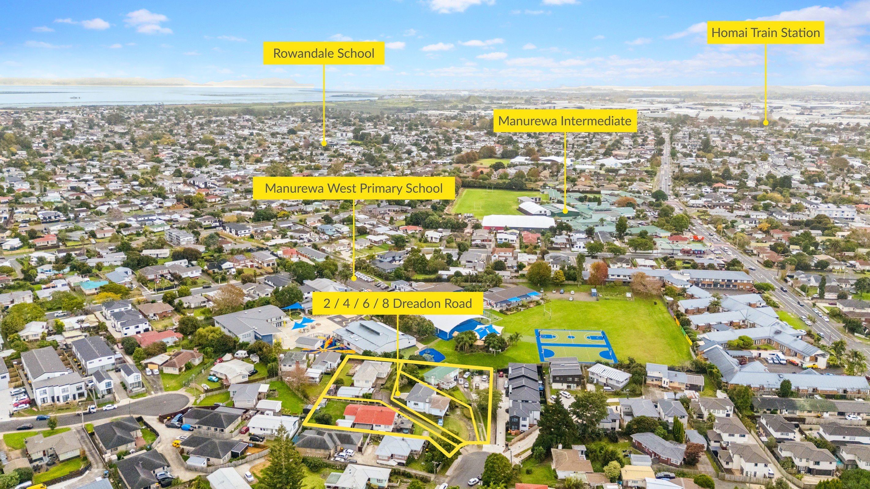 2, 4, 6 & 8 Dreadon Road, Manurewa, Manukau City