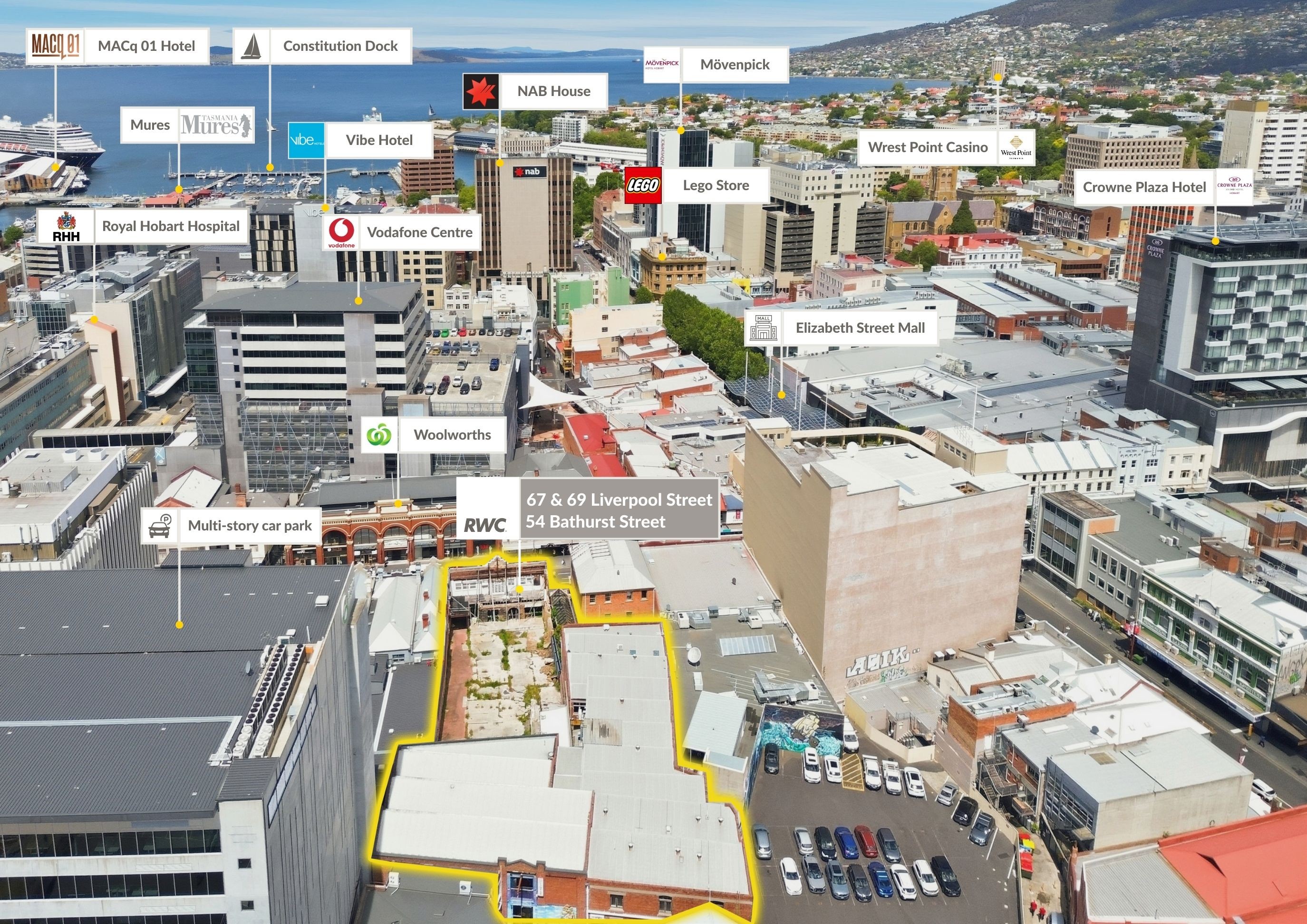 67 & 69 Liverpool St & 2/54 Bathurst Street, Hobart, TAS 7000