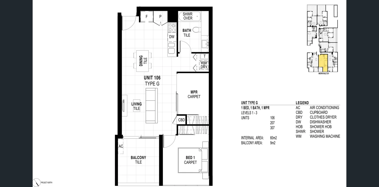 106/14 Merivale Street, South Brisbane floorplan
