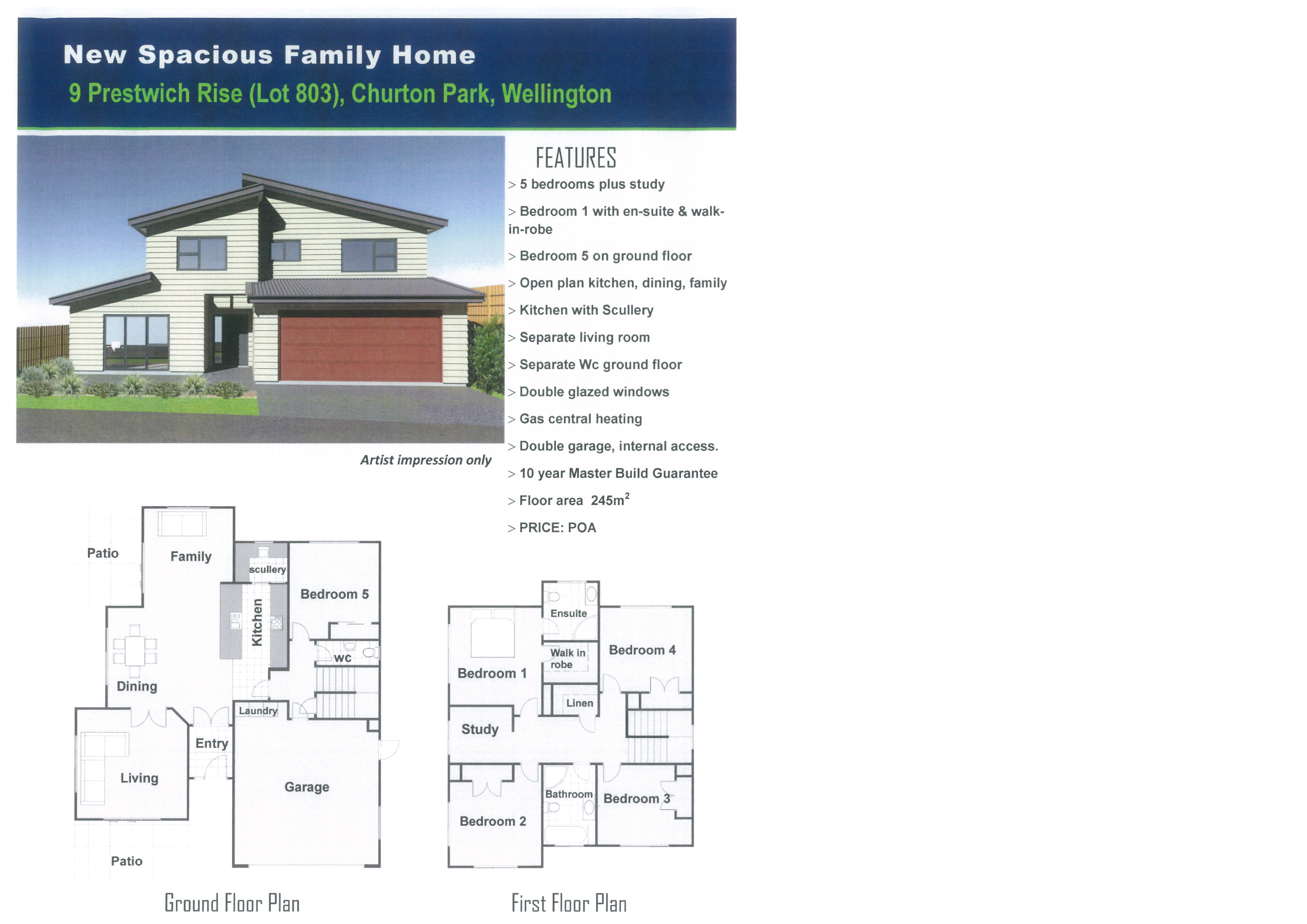 9 Prestwich Rise, Churton Park, Wellington City