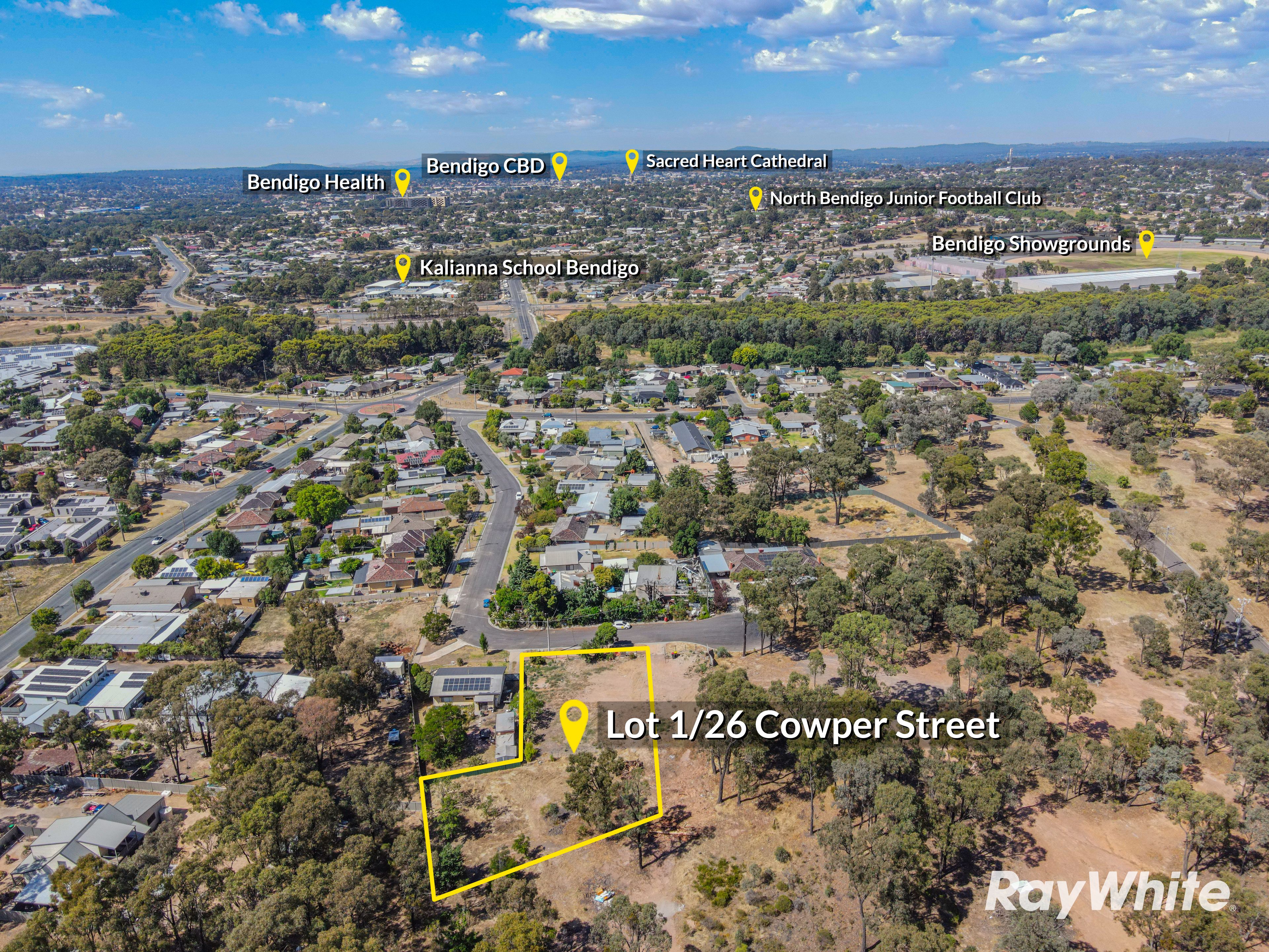Lot 1 26 Cowper Street, North Bendigo, VIC 3550 Sold Land Ray White Bendigo
