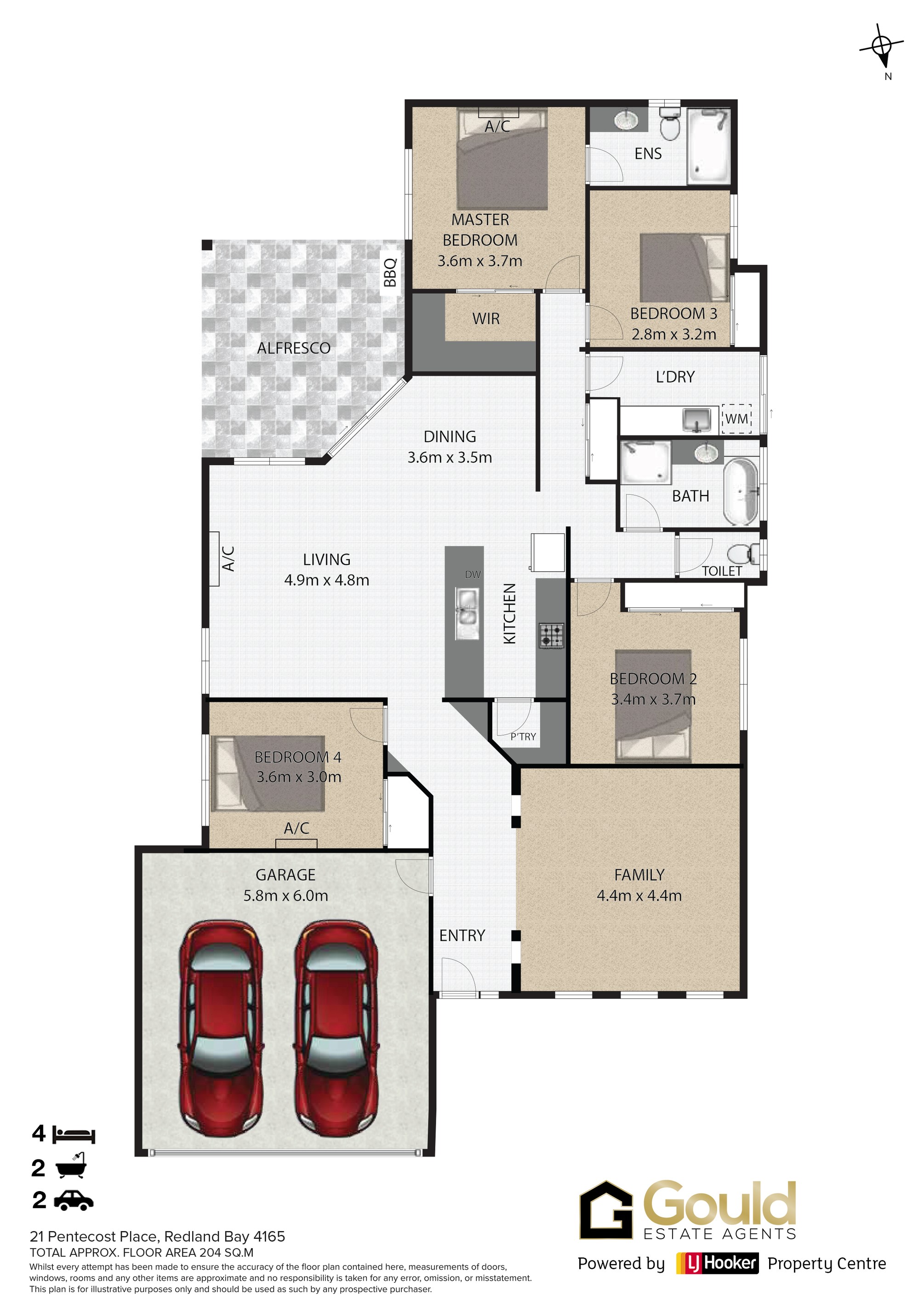 21 Pentecost Place, Redland Bay, QLD 4165