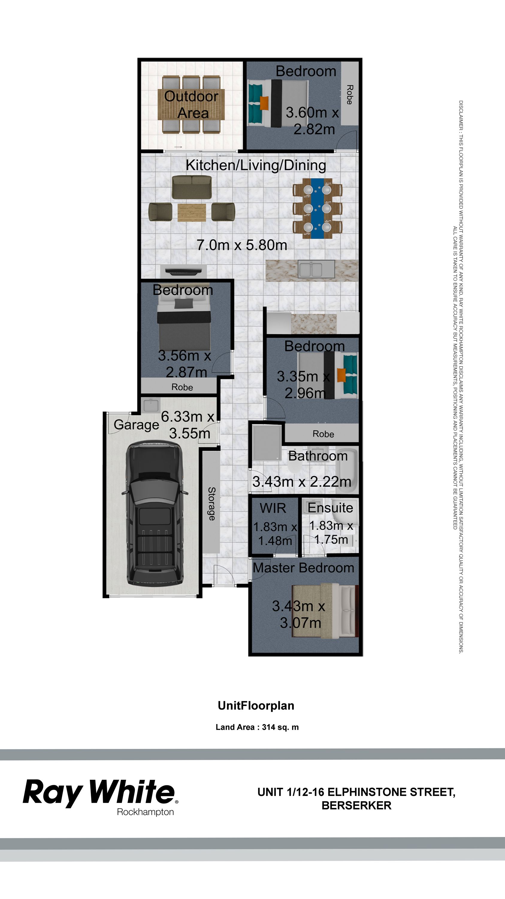 1/12-16 Elphinstone Street, Berserker, QLD 4701