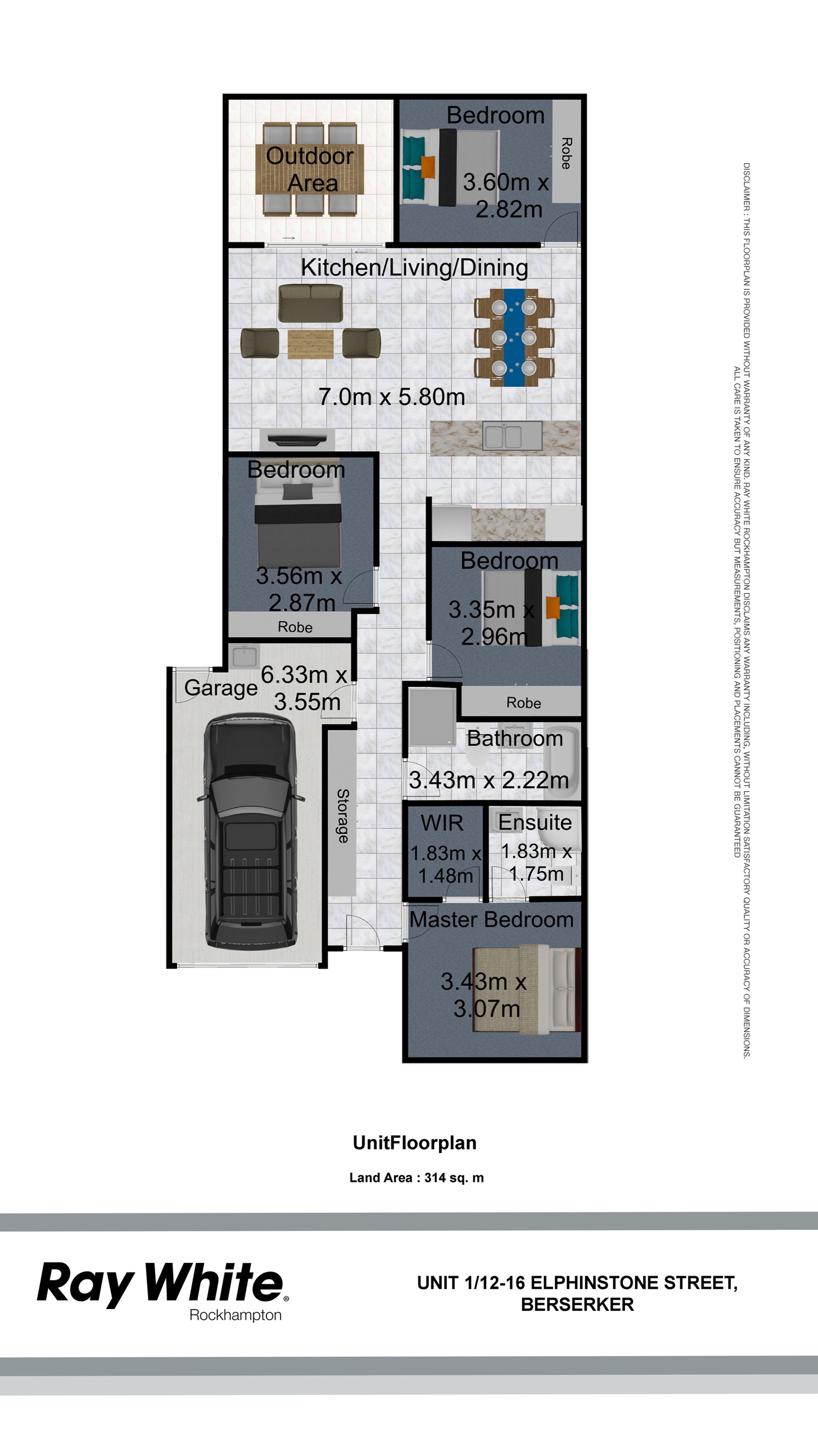 1/12-16 Elphinstone Street, Berserker, QLD 4701