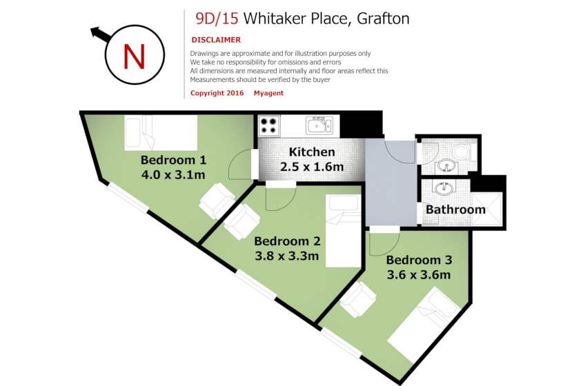 9D/15 Whitaker Place, Auckland Central, Auckland City