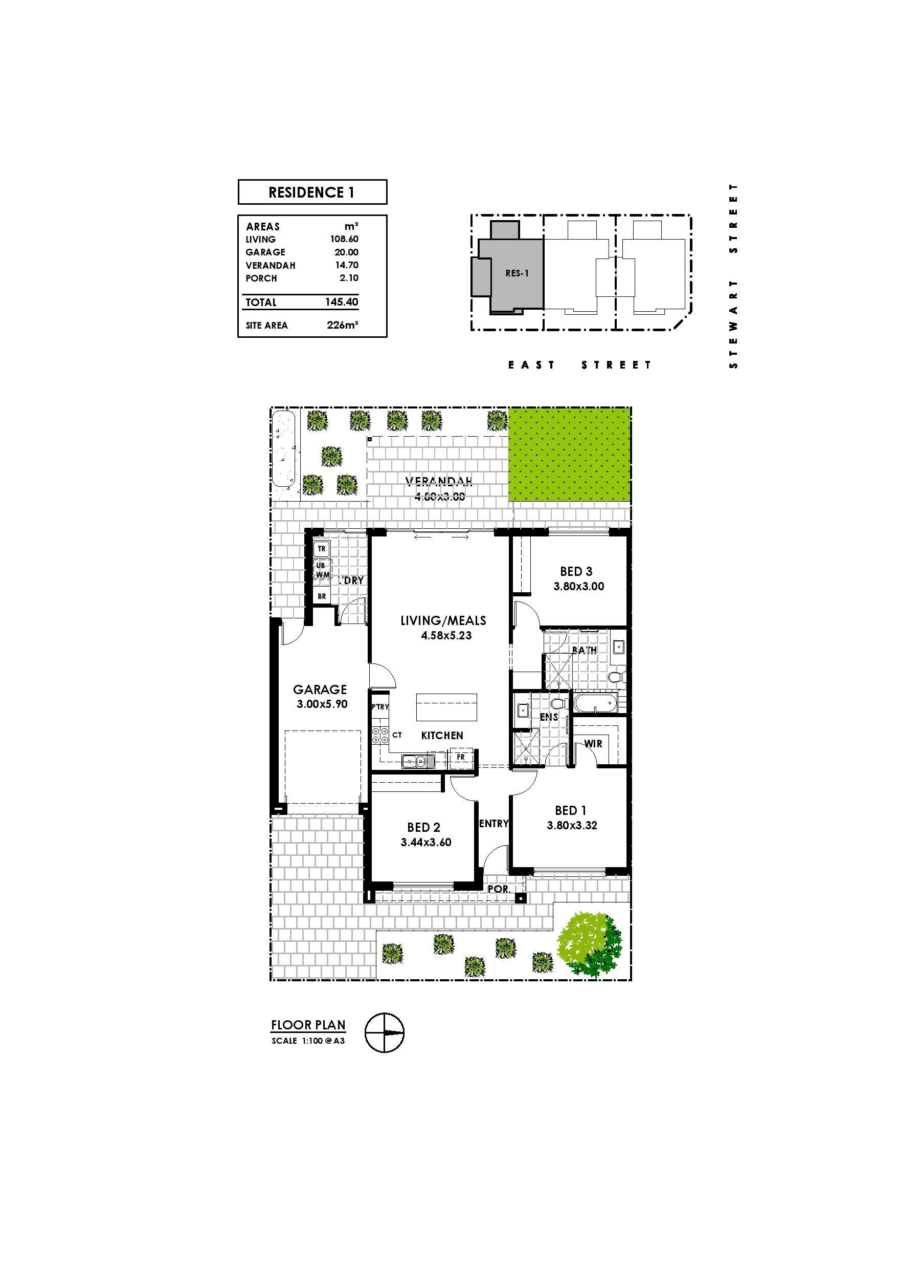 Res 1, 2 Stewart Street, Hectorville, SA 5073
