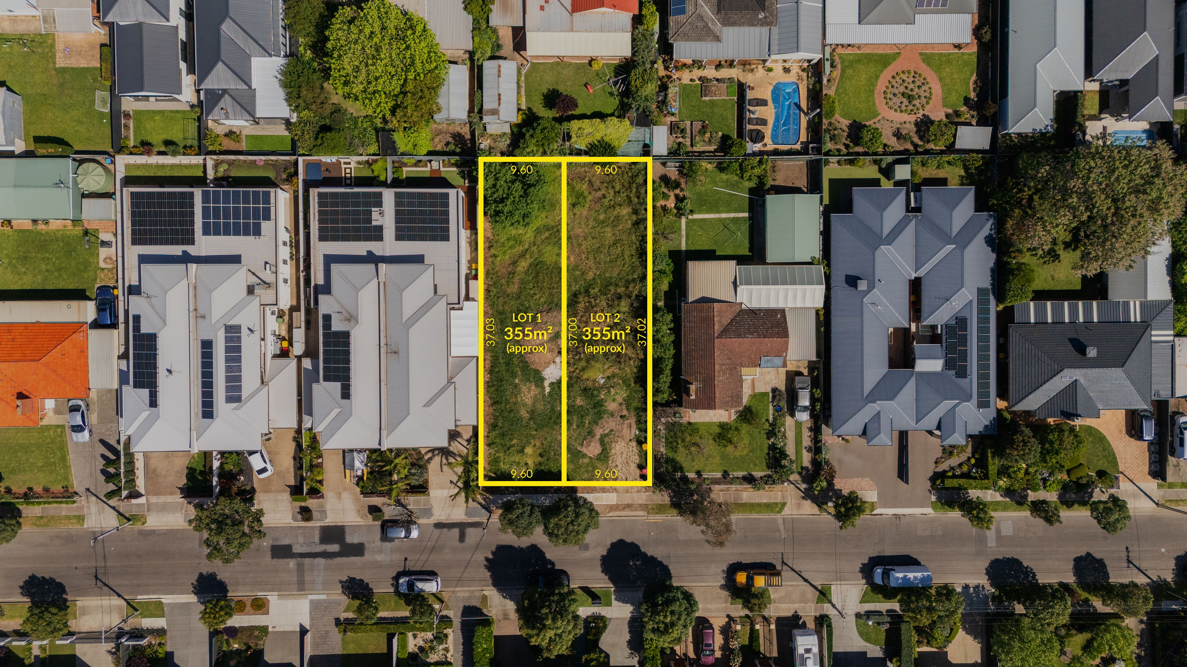 Proposed Allotments 1 & 2/17 Hardy Avenue — photo from Ray White Norwood