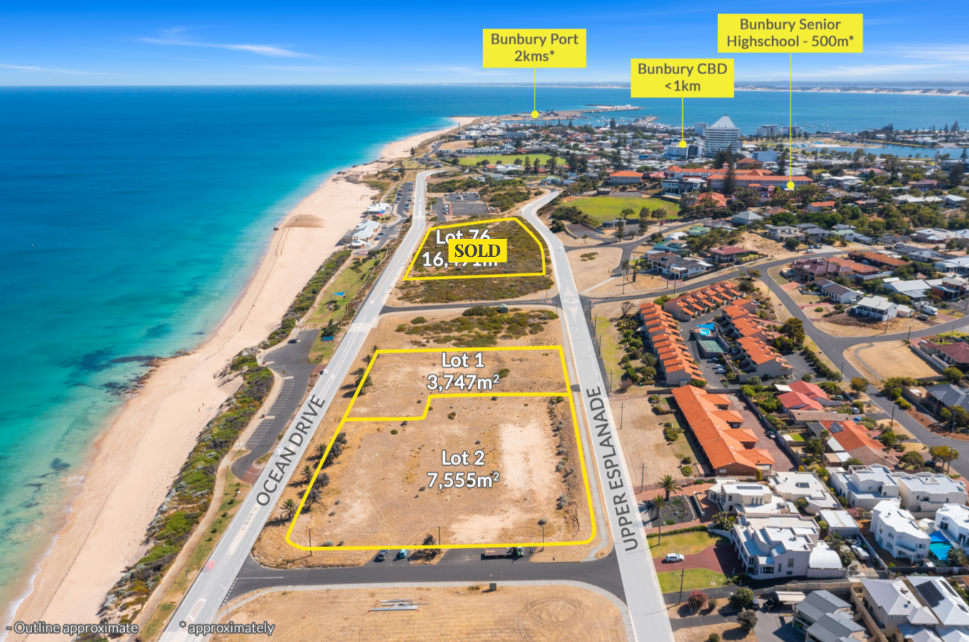Lots 1&2/75 & 76 Ocean Drive, Bunbury, WA 6230