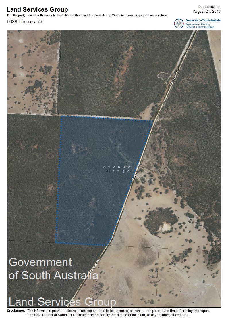 Lot 636 Thomas Road, AVENUE RANGE, SA 5273