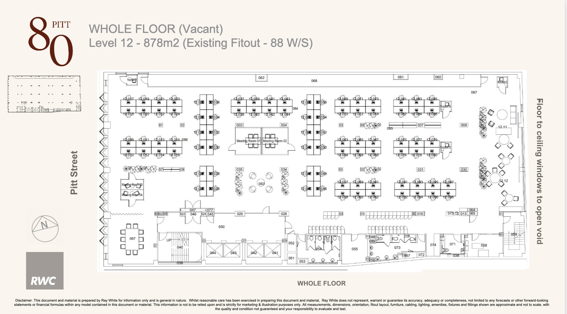 Whole Level 12/80 Pitt Street, Sydney, NSW 2000