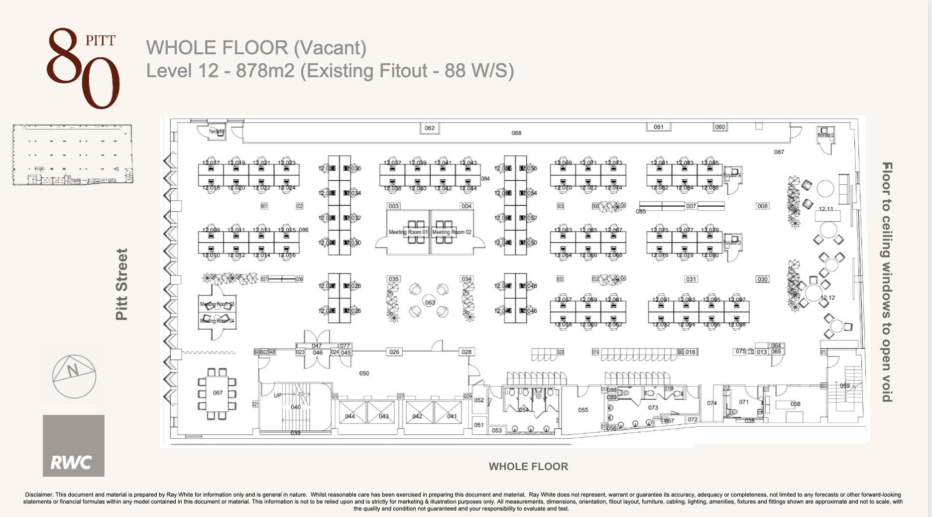 Whole Level 12/80 Pitt Street, Sydney, NSW 2000